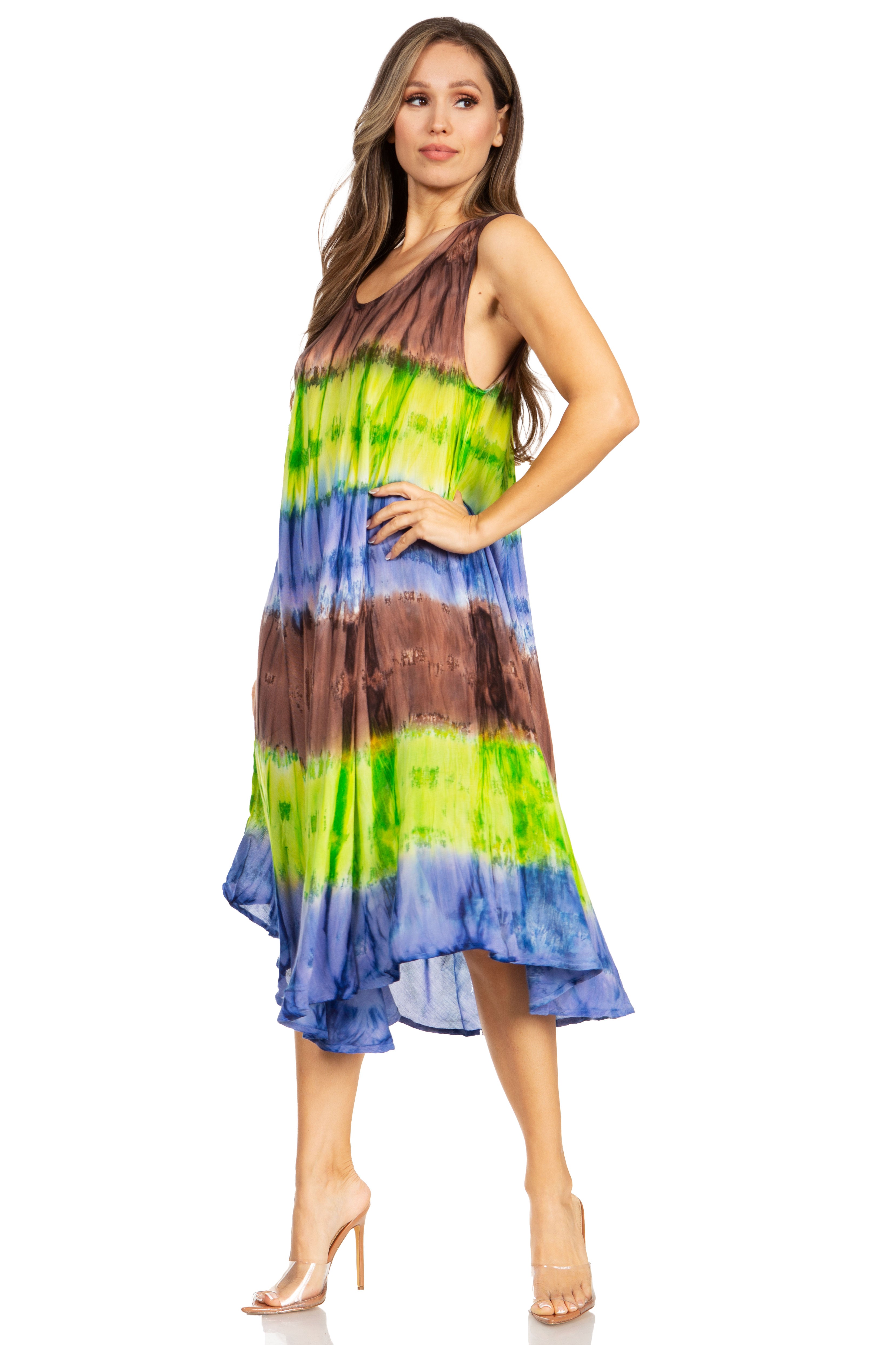 Sakkas - Desert Sun Caftan Dress / Cover Up