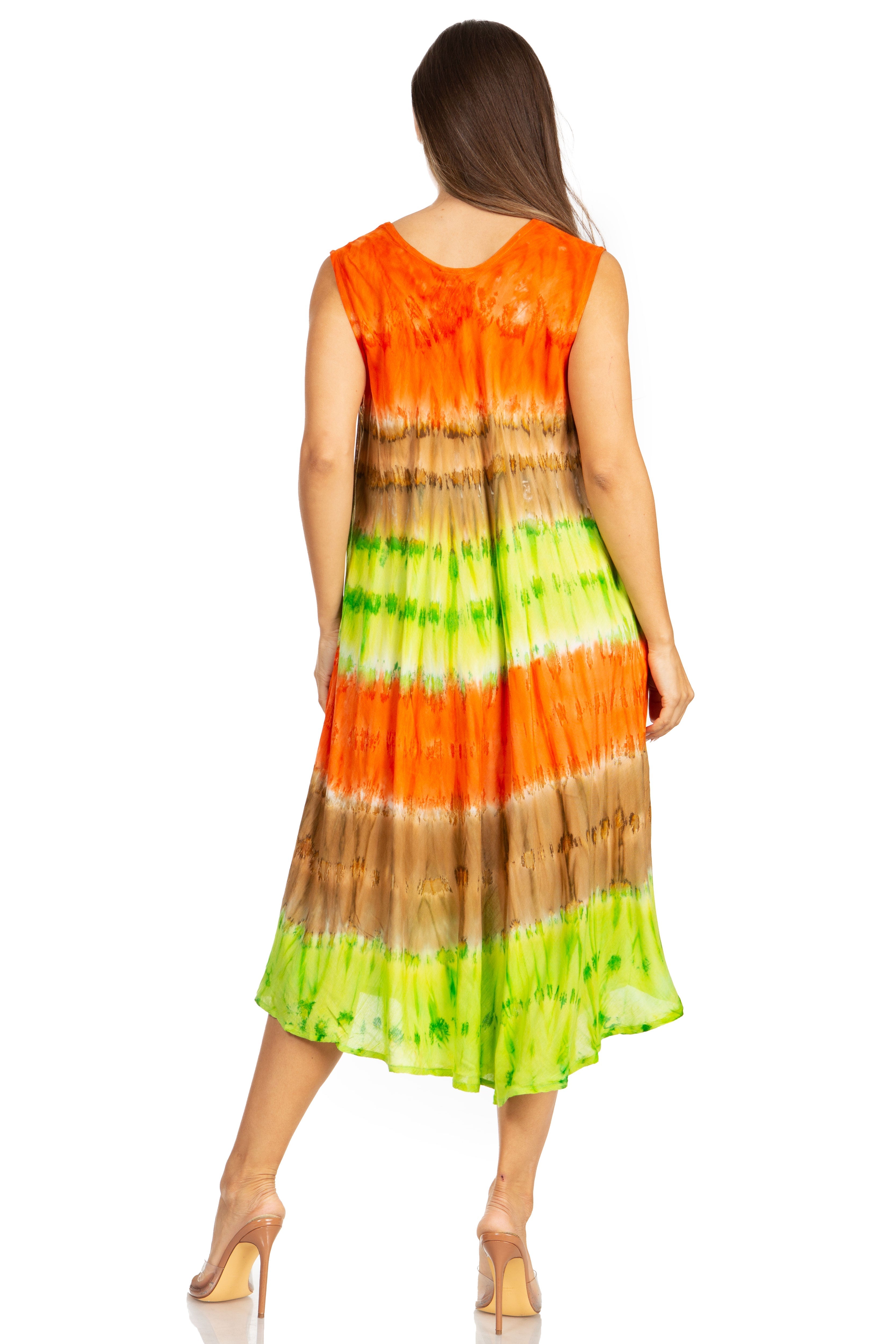 Sakkas - Desert Sun Caftan Dress / Cover Up