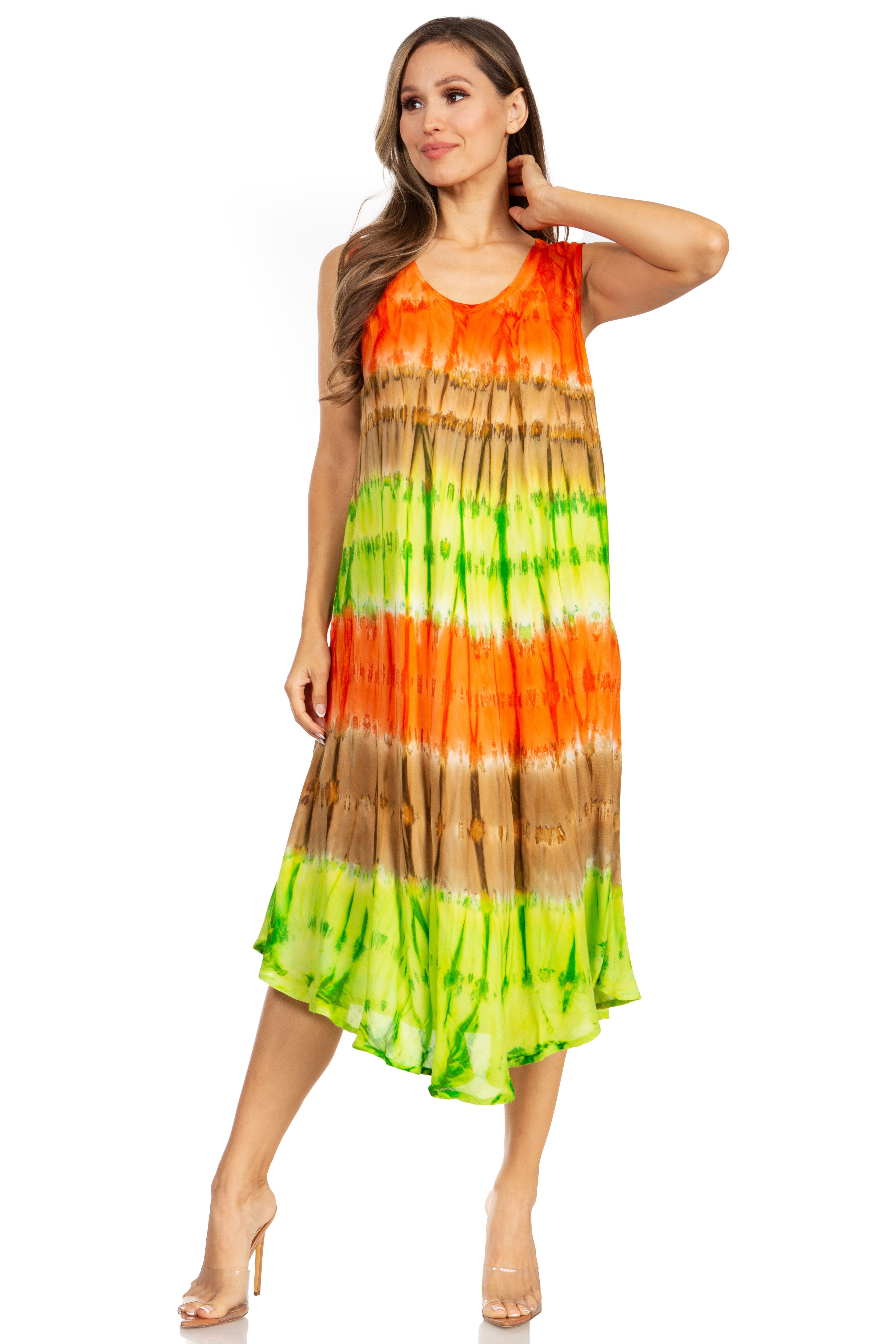 Sakkas - Desert Sun Caftan Dress / Cover Up