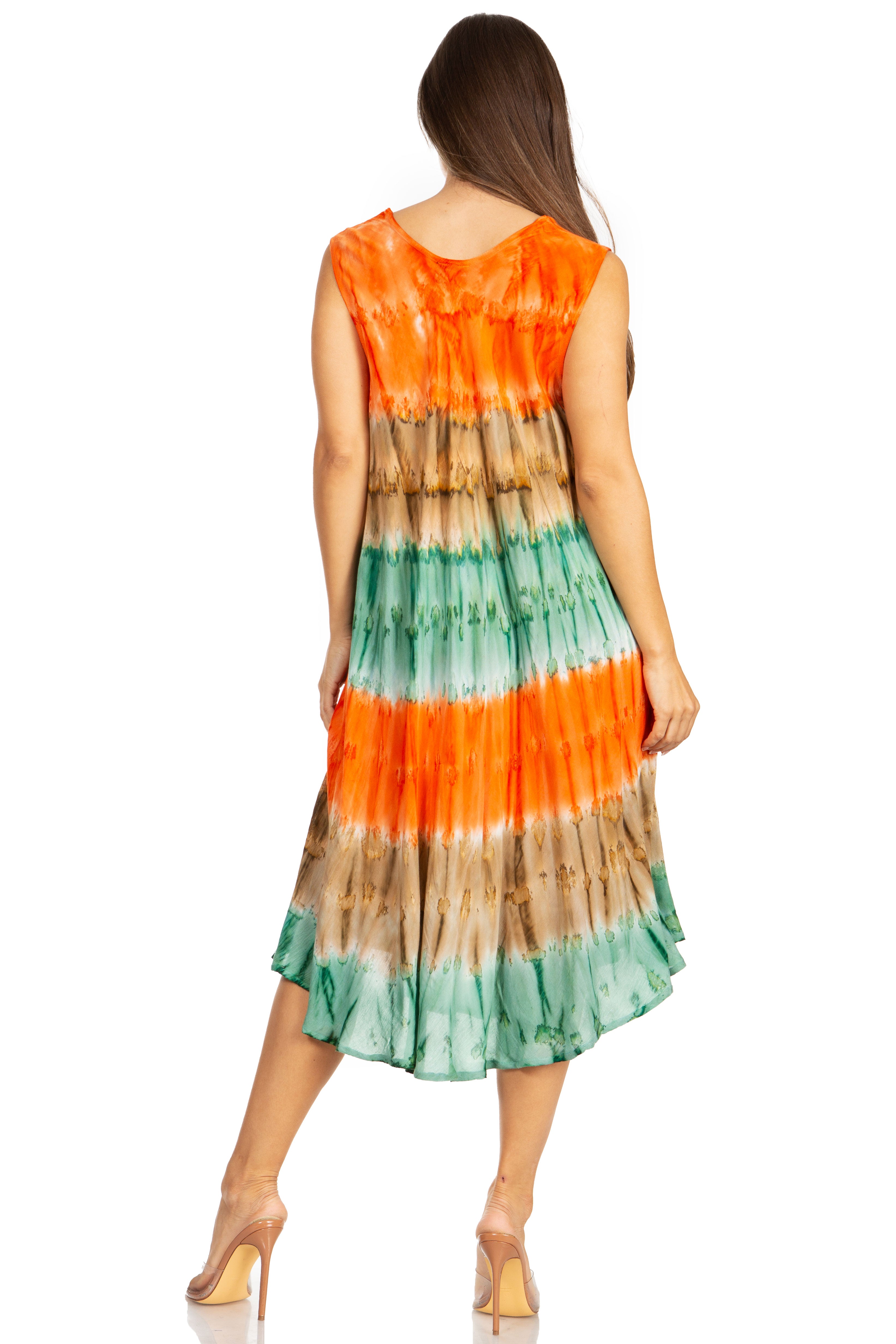 Sakkas - Desert Sun Caftan Dress / Cover Up