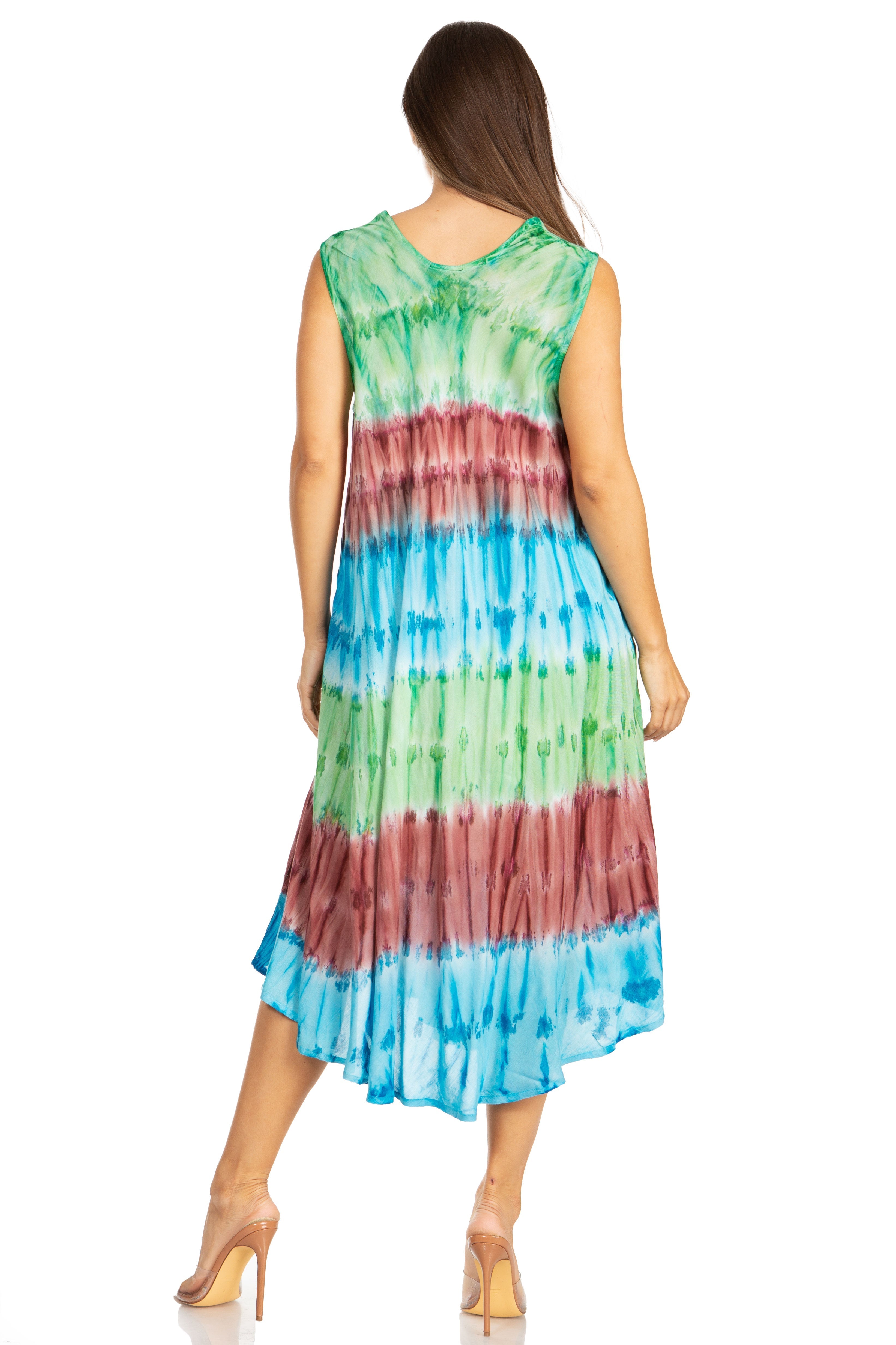 Sakkas - Desert Sun Caftan Dress / Cover Up