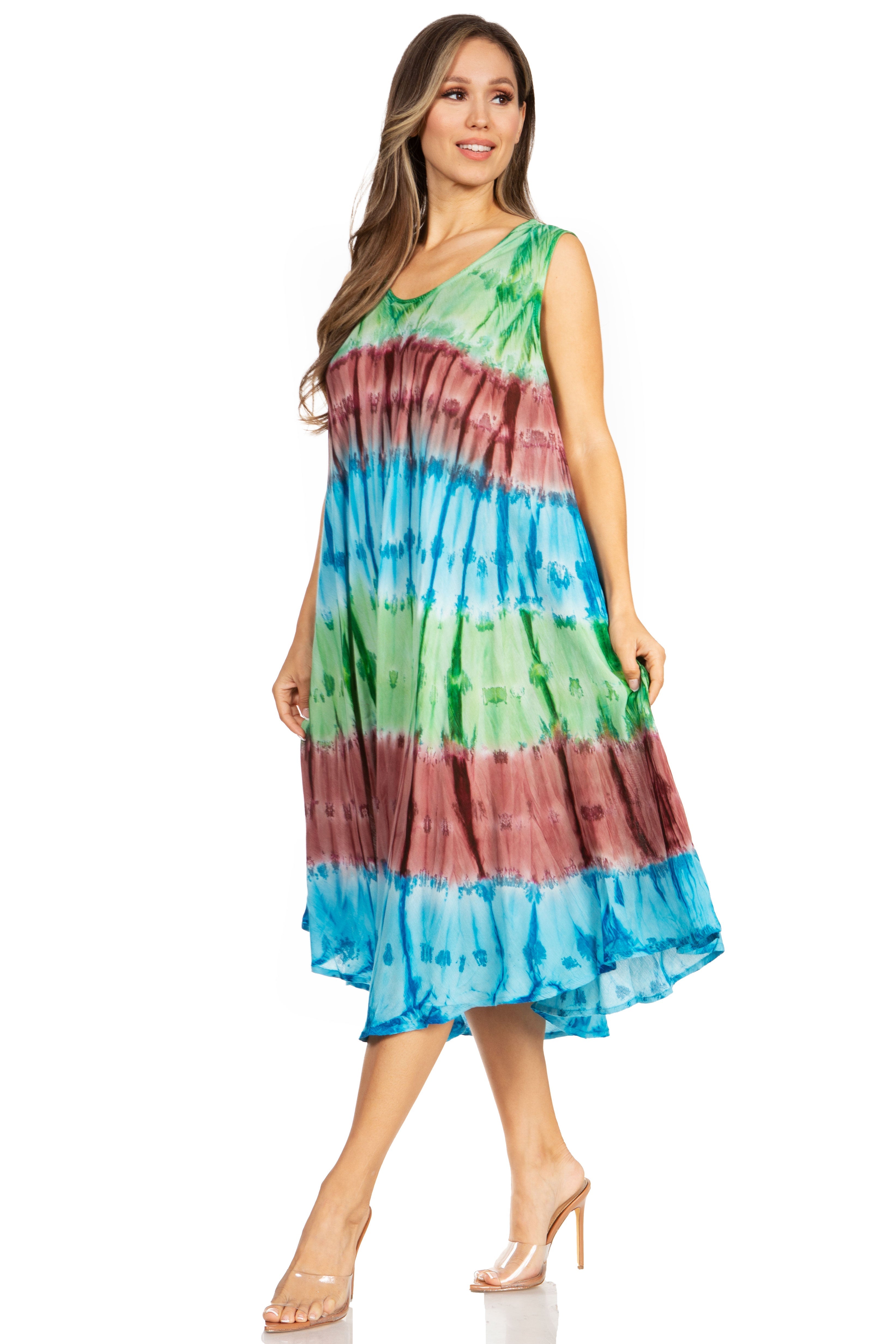 Sakkas - Desert Sun Caftan Dress / Cover Up