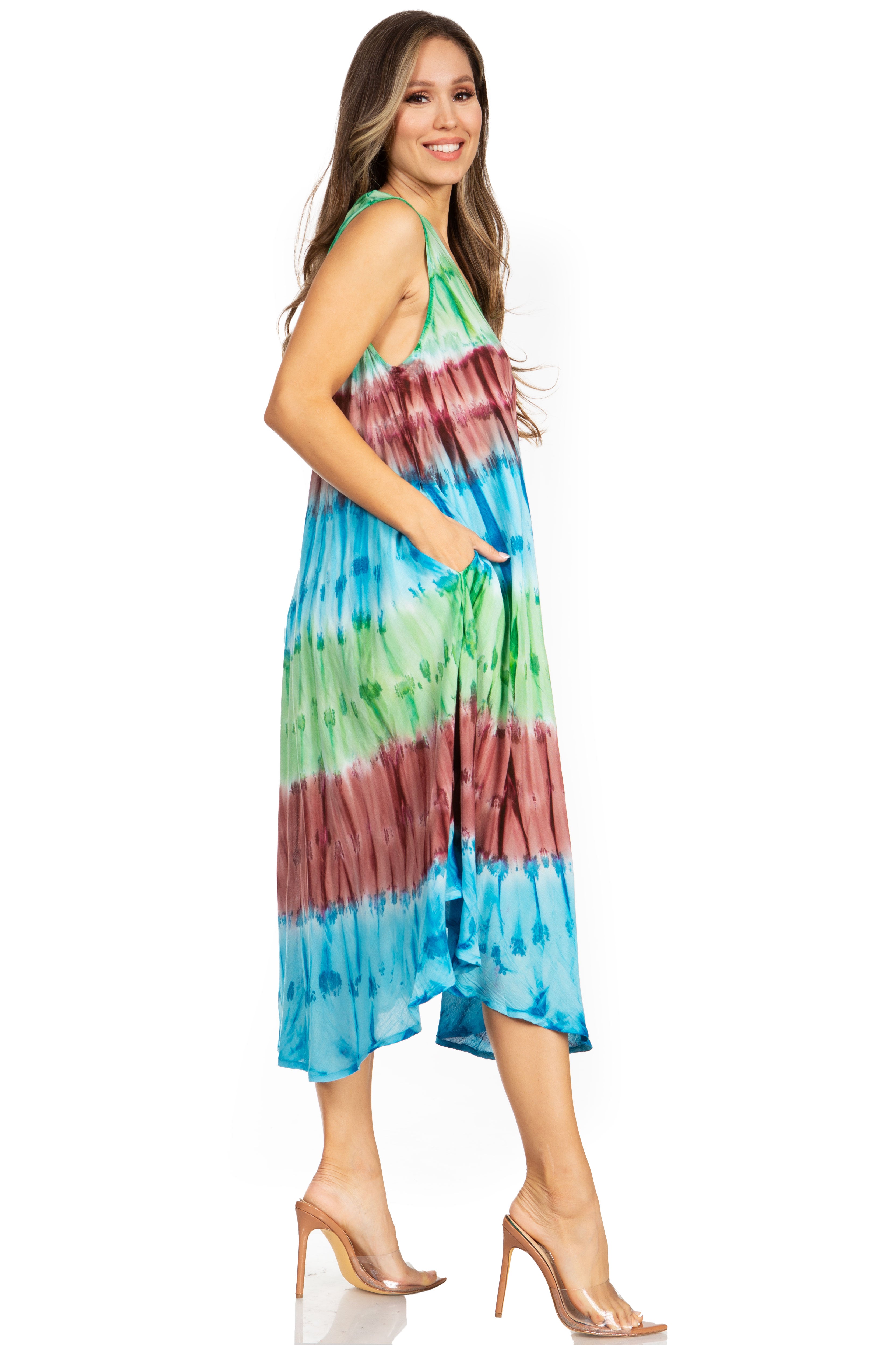 Sakkas - Desert Sun Caftan Dress / Cover Up