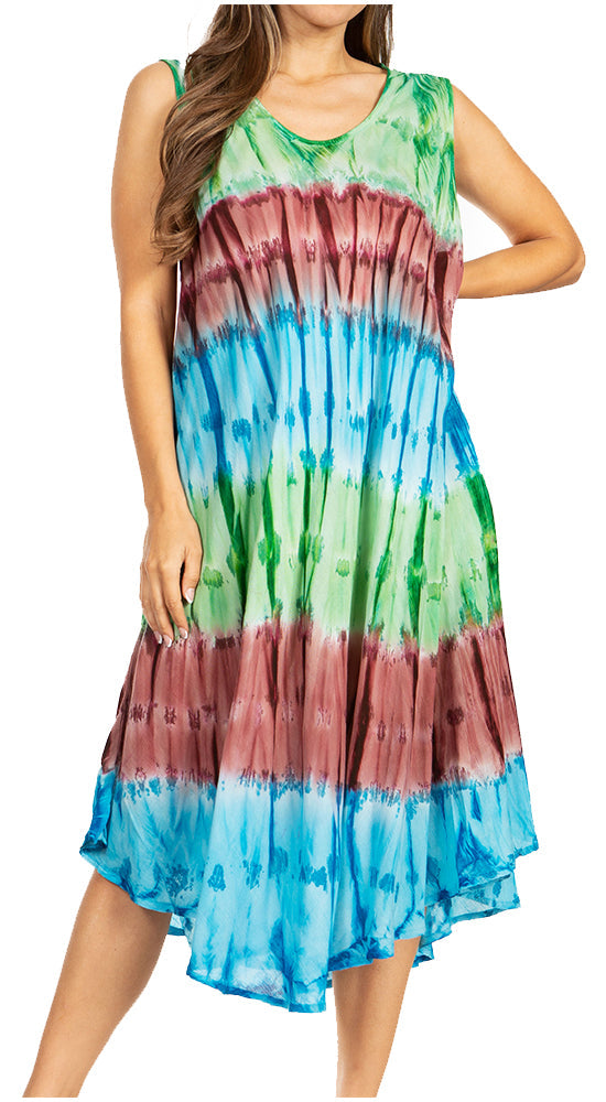 Sakkas - Desert Sun Caftan Dress / Cover Up