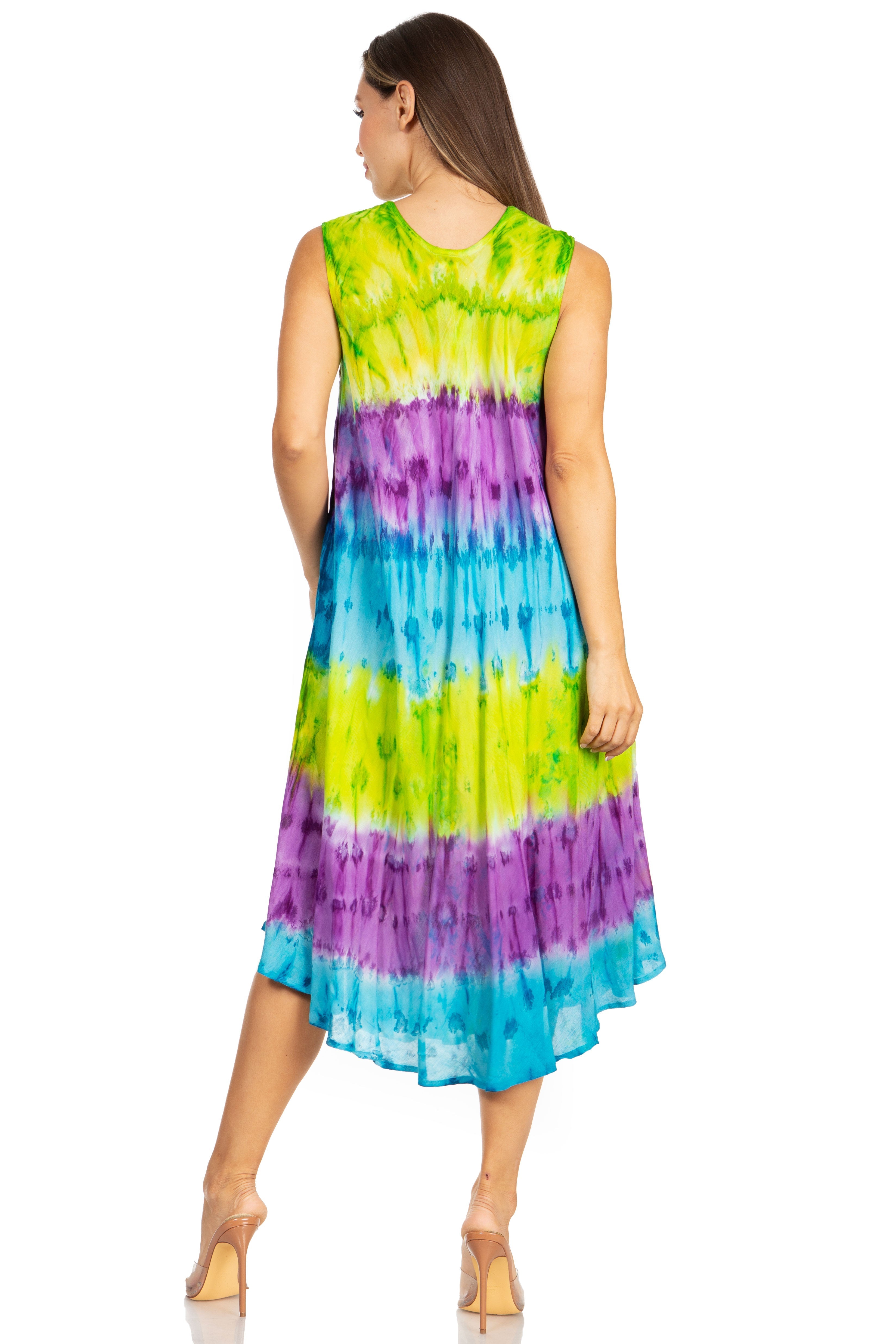 Sakkas - Desert Sun Caftan Dress / Cover Up