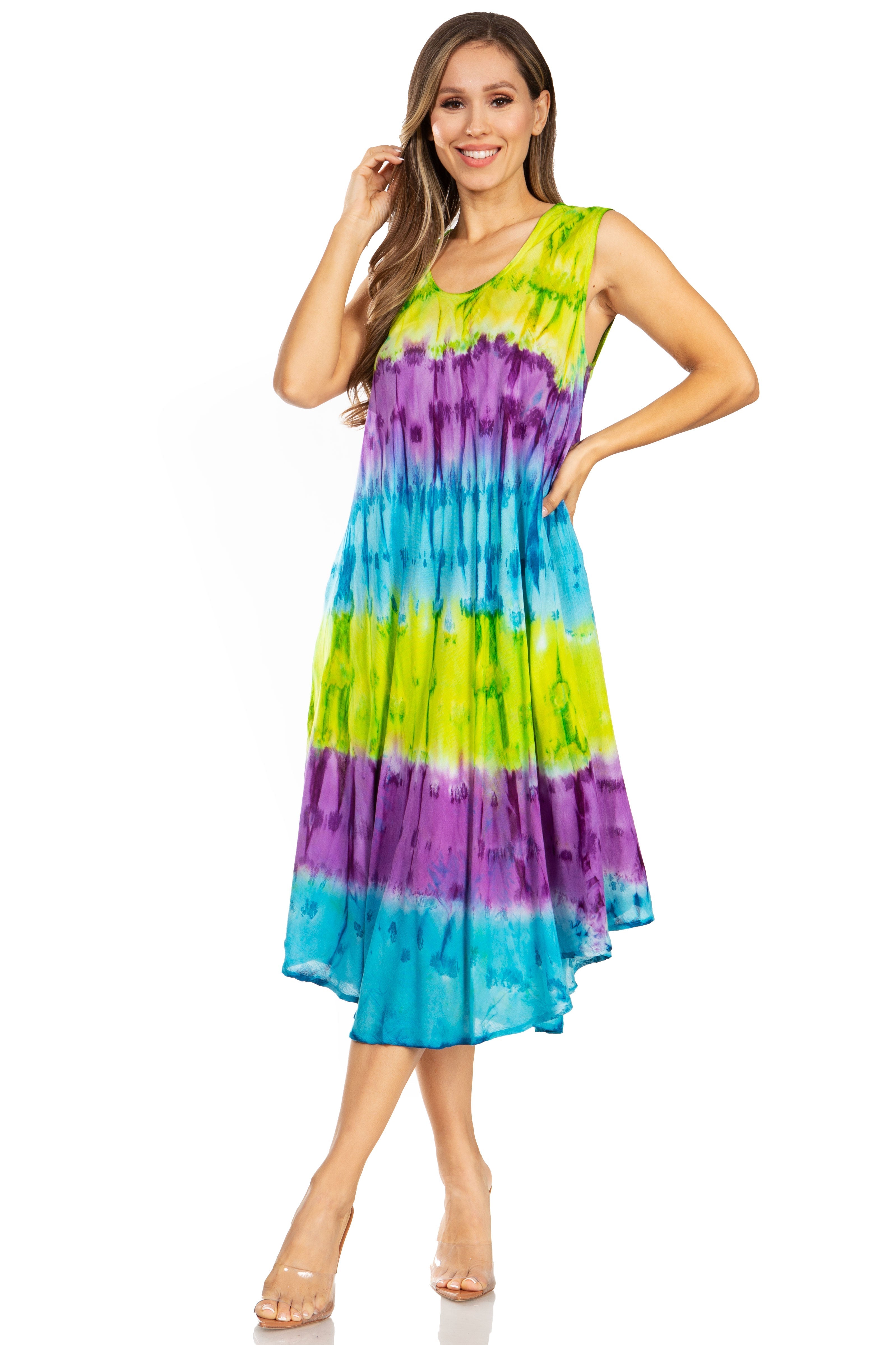 Sakkas - Desert Sun Caftan Dress / Cover Up