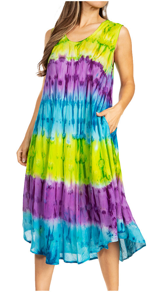 Sakkas - Desert Sun Caftan Dress / Cover Up