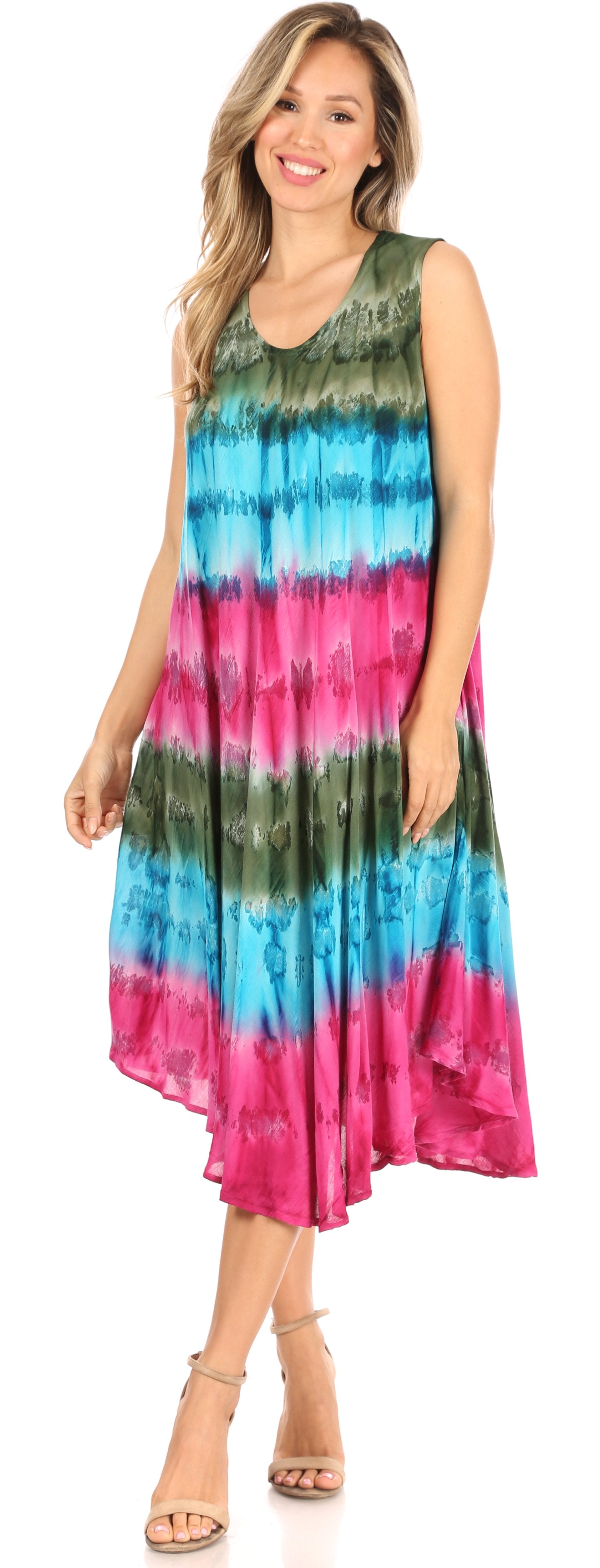 Sakkas - Desert Sun Caftan Dress / Cover Up