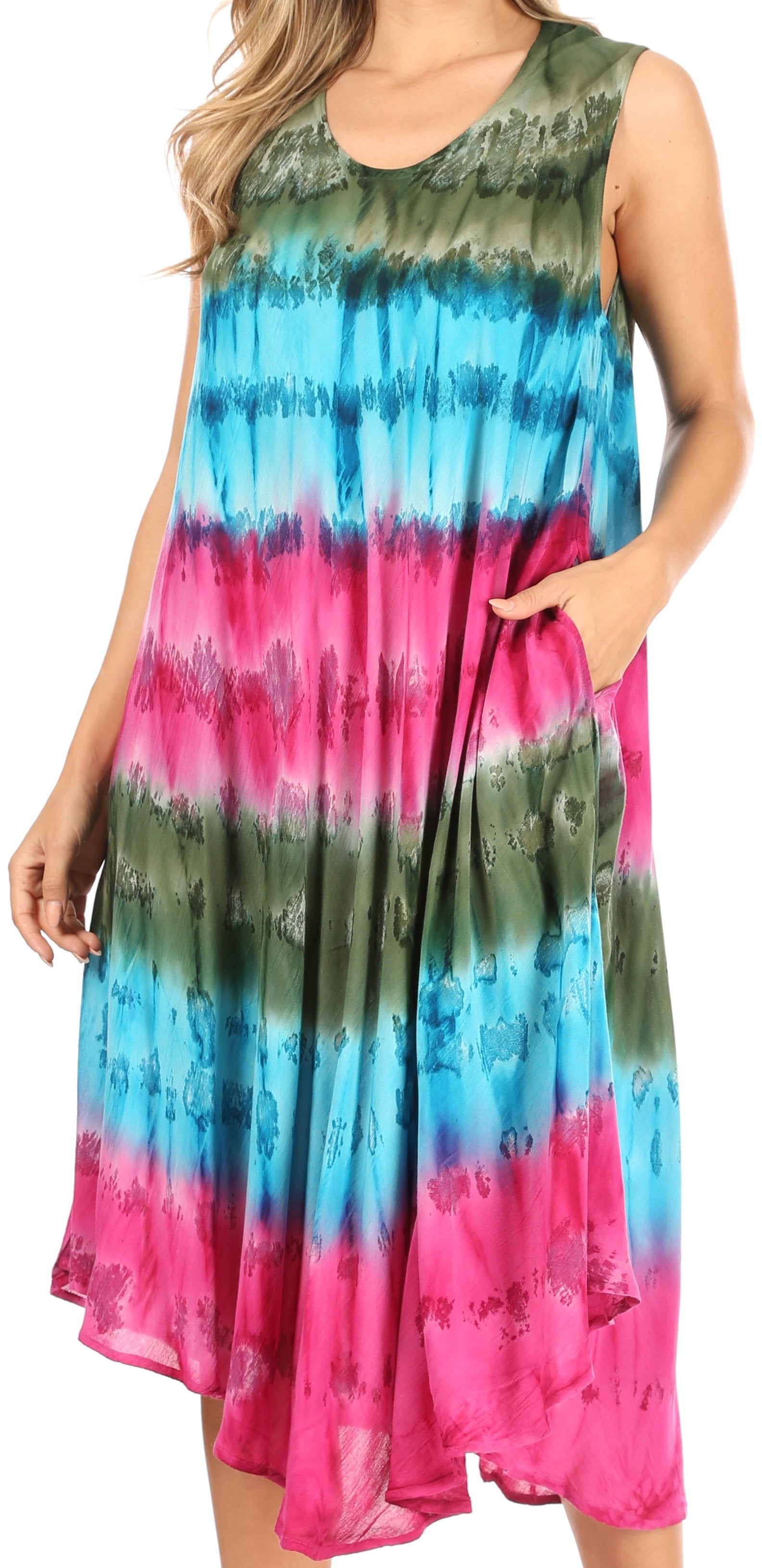 Sakkas - Desert Sun Caftan Dress / Cover Up