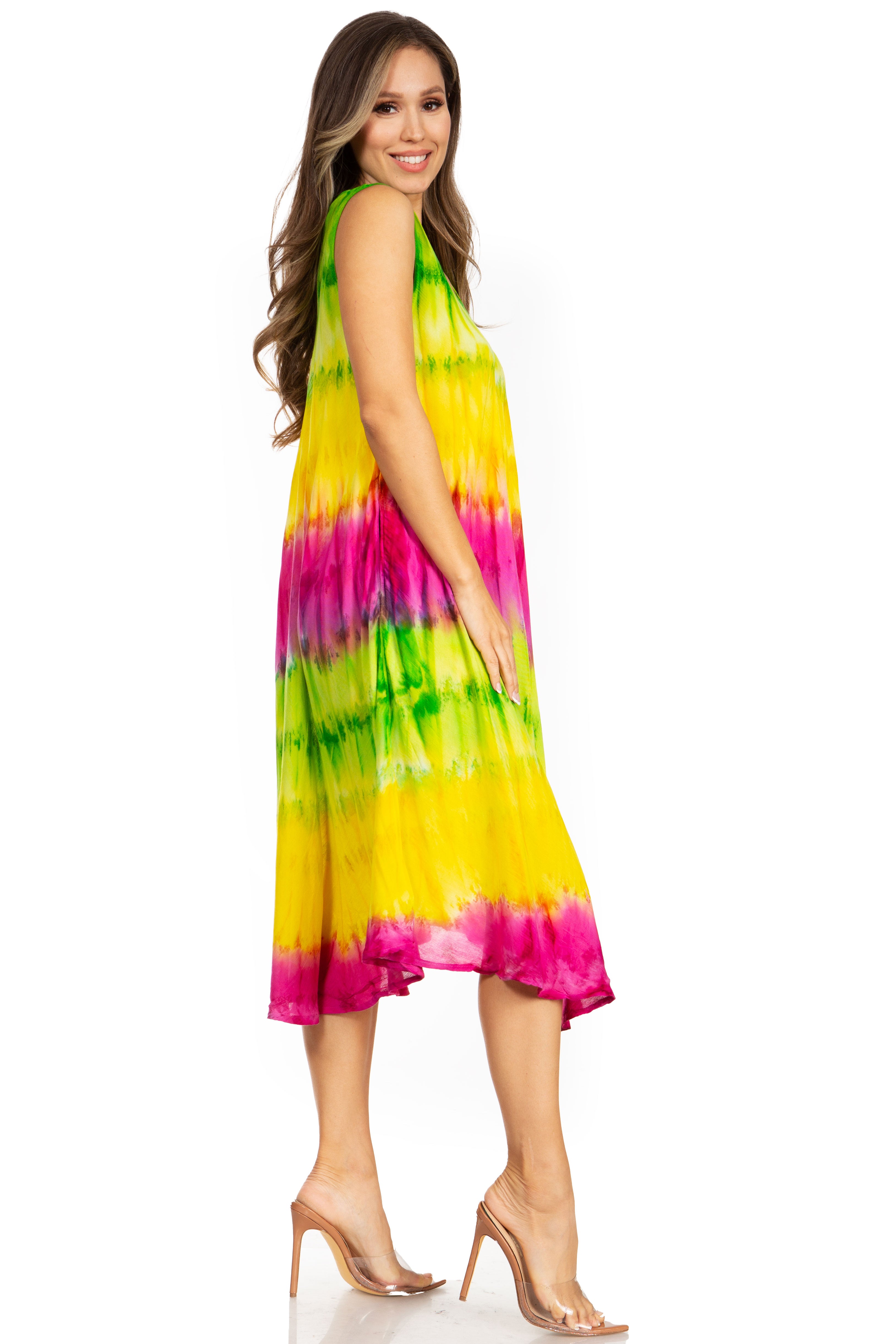 Sakkas - Desert Sun Caftan Dress / Cover Up