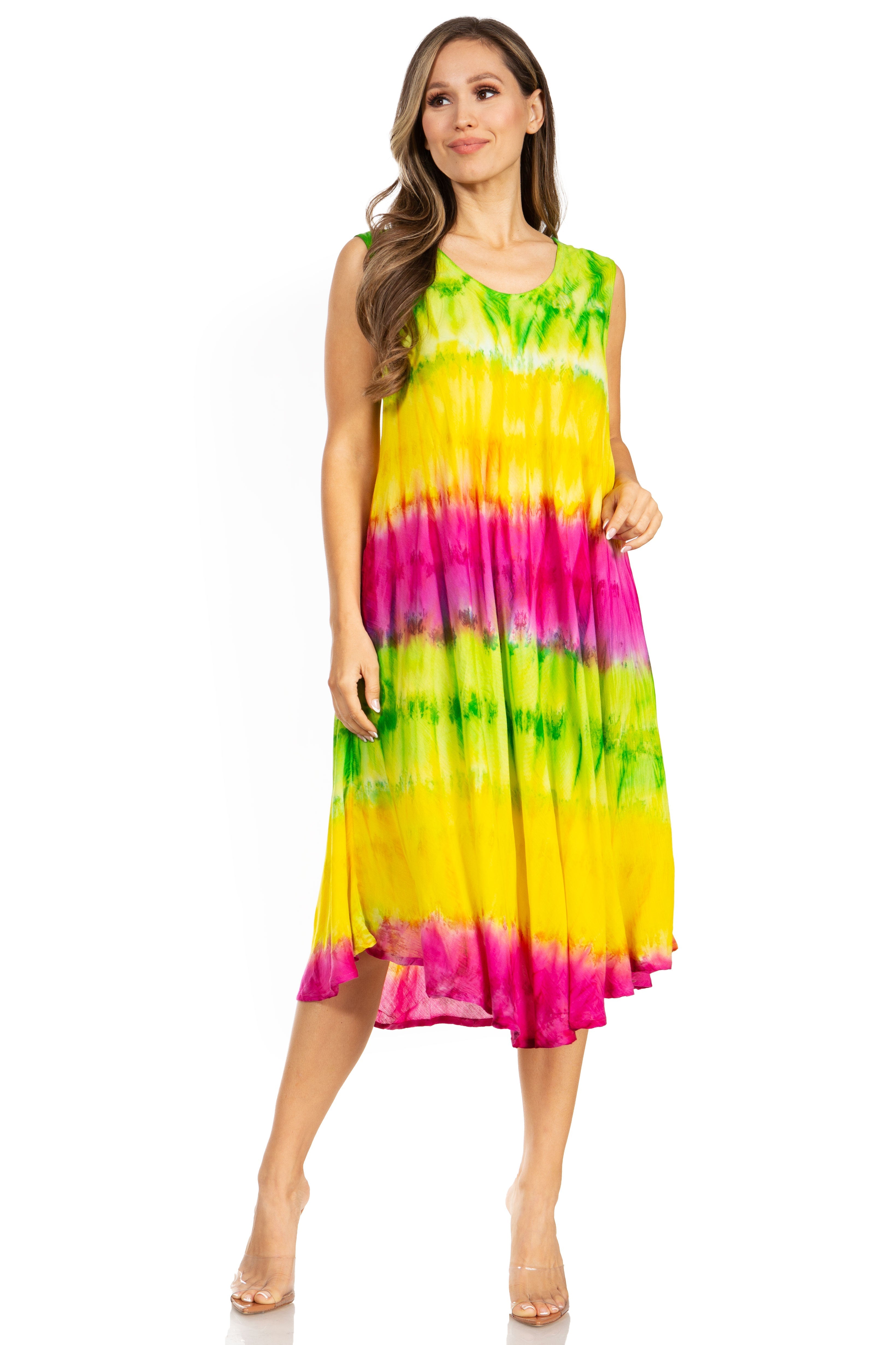 Sakkas - Desert Sun Caftan Dress / Cover Up
