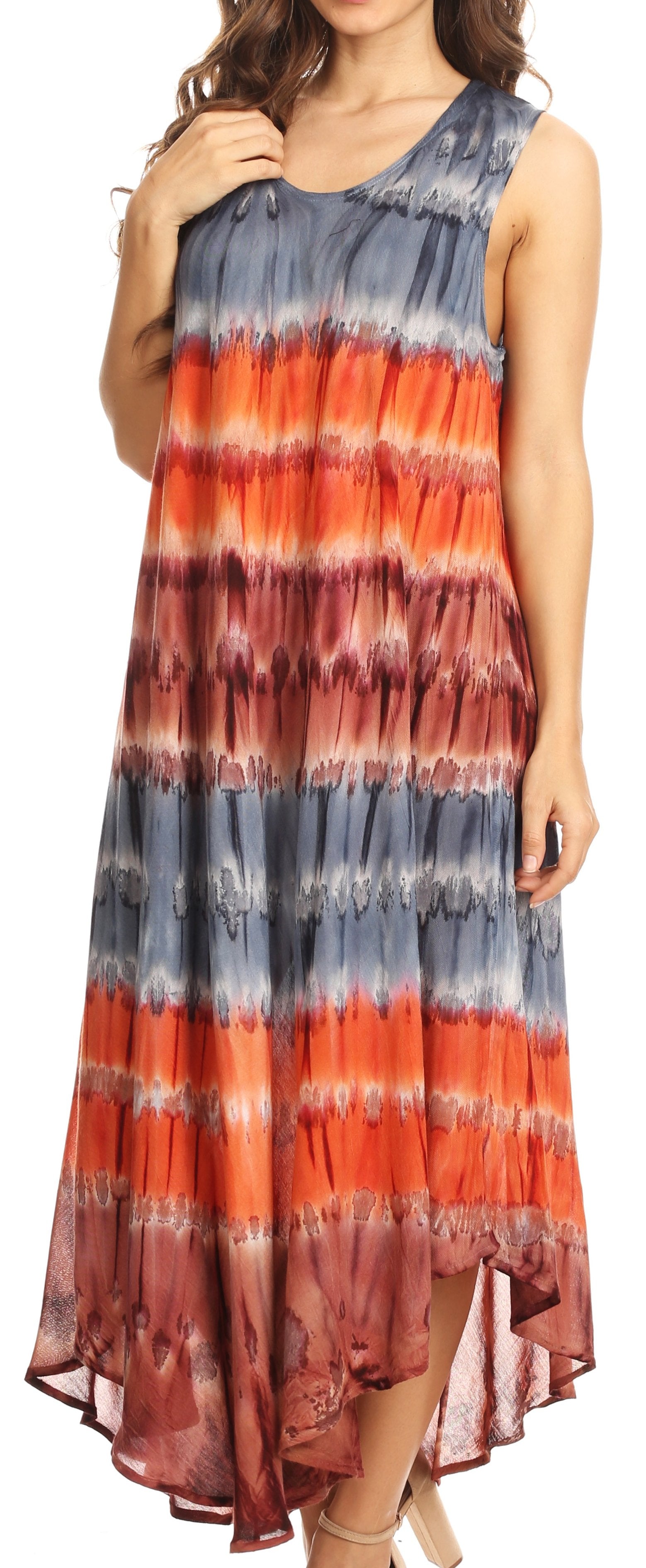 Sakkas - Desert Sun Caftan Dress / Cover Up