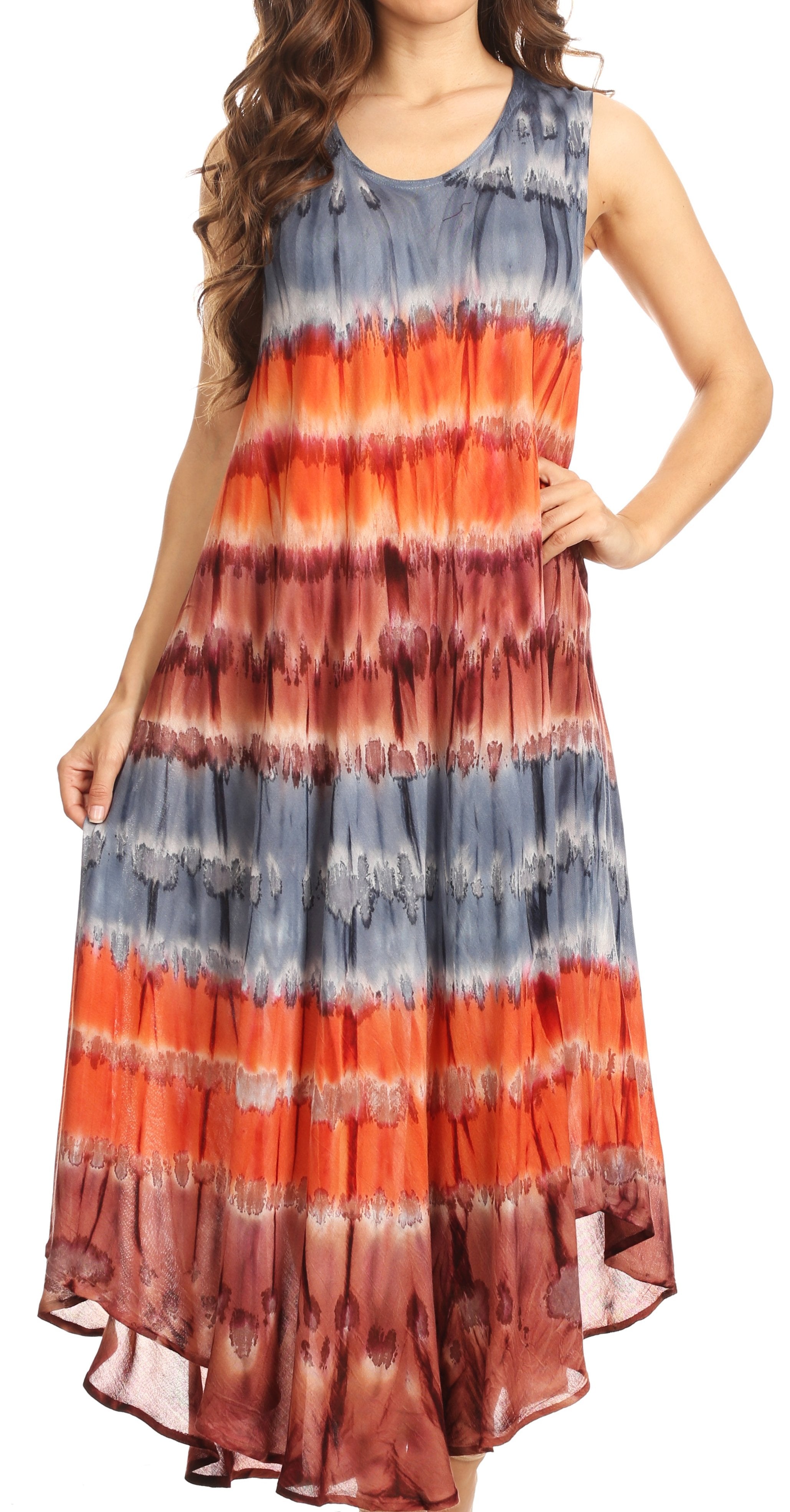 Sakkas - Desert Sun Caftan Dress / Cover Up