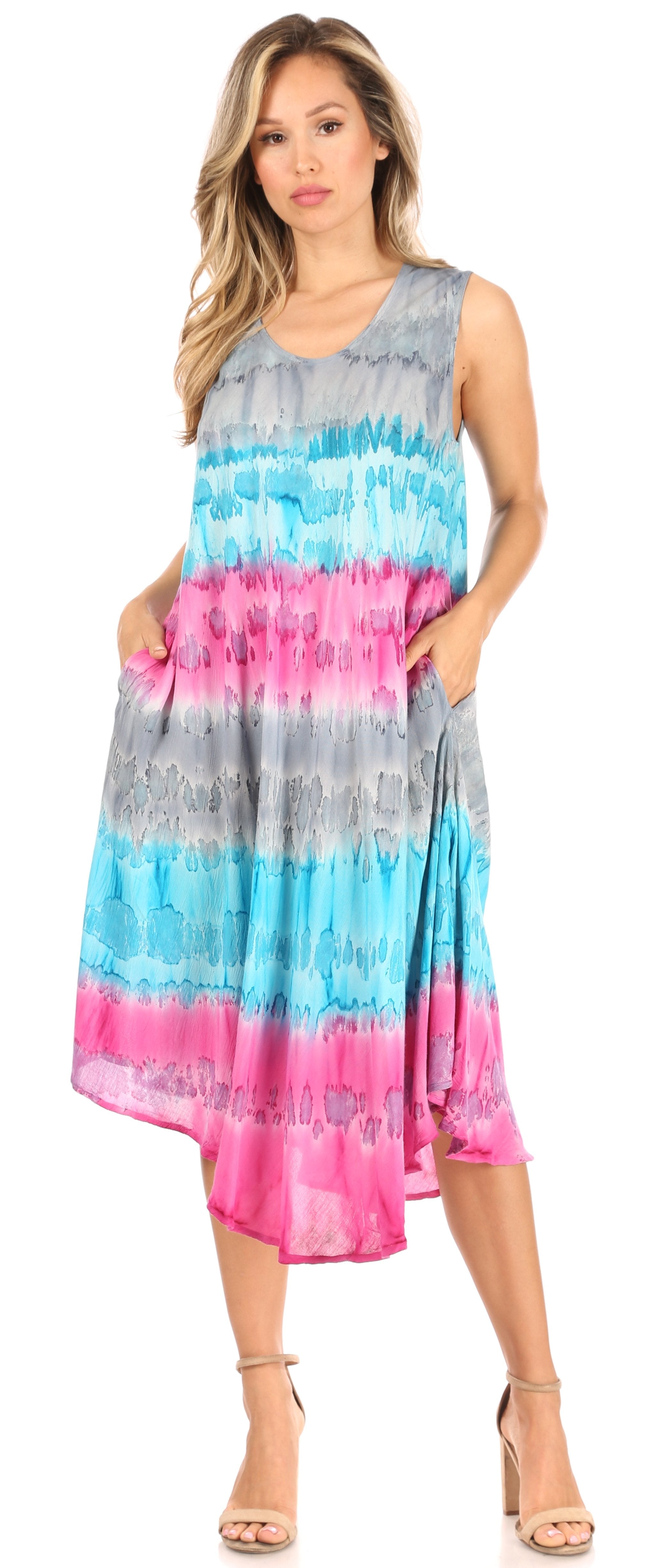 Sakkas - Desert Sun Caftan Dress / Cover Up