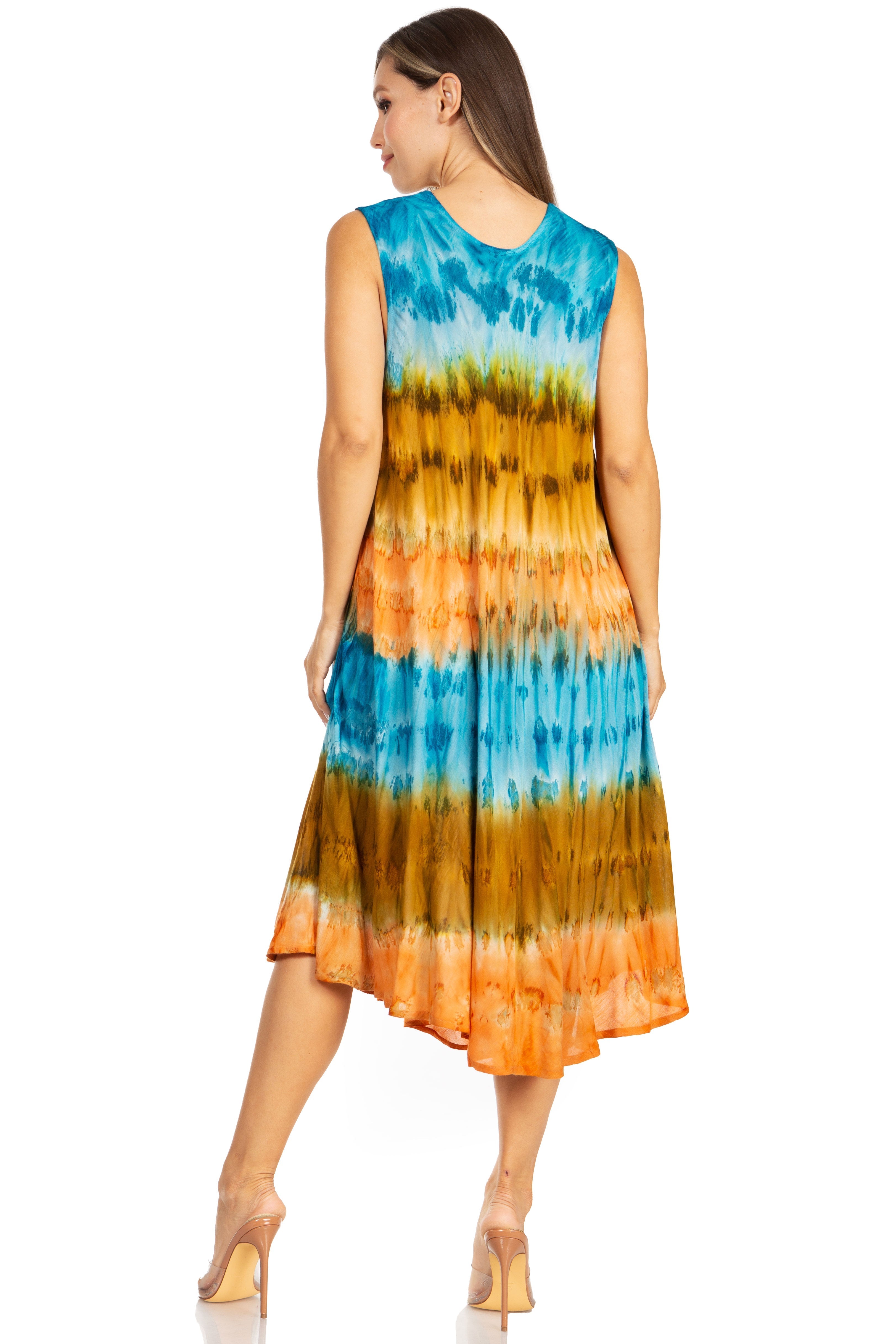 Sakkas - Desert Sun Caftan Dress / Cover Up