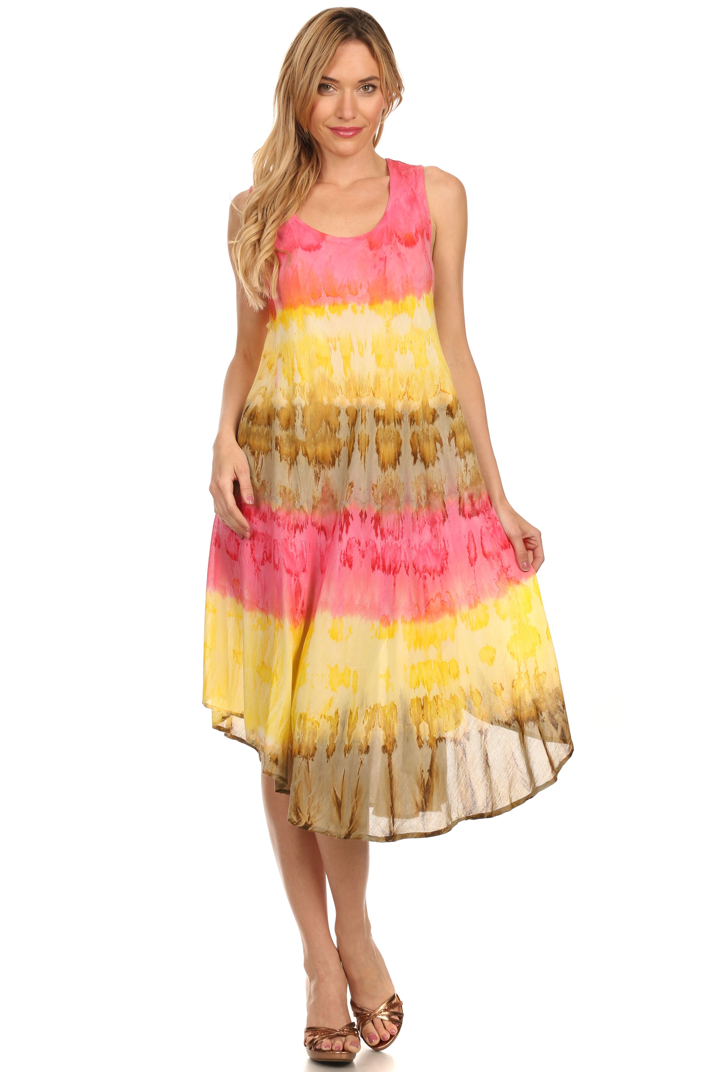 Sakkas - Desert Sun Caftan Dress / Cover Up