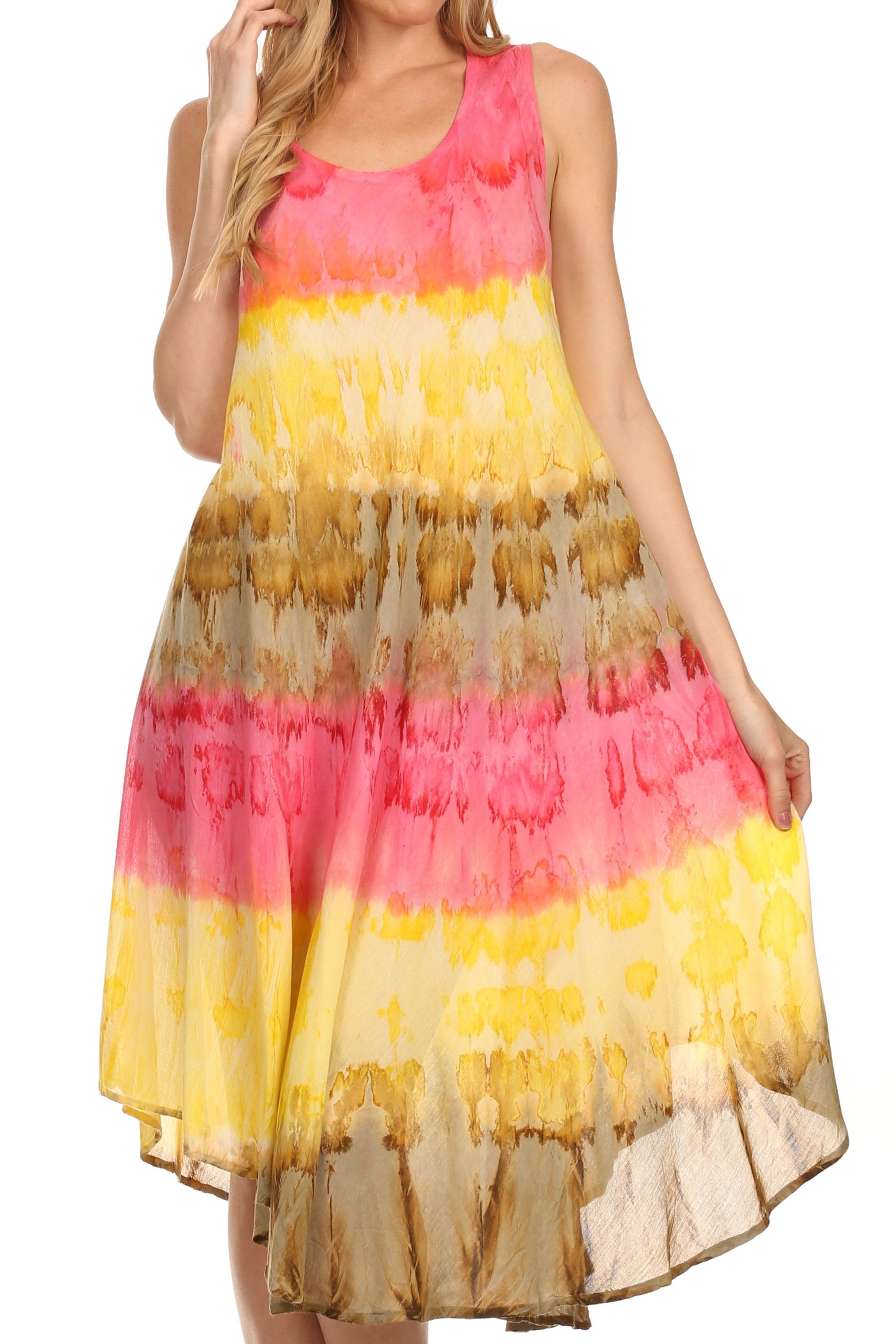 Sakkas - Desert Sun Caftan Dress / Cover Up