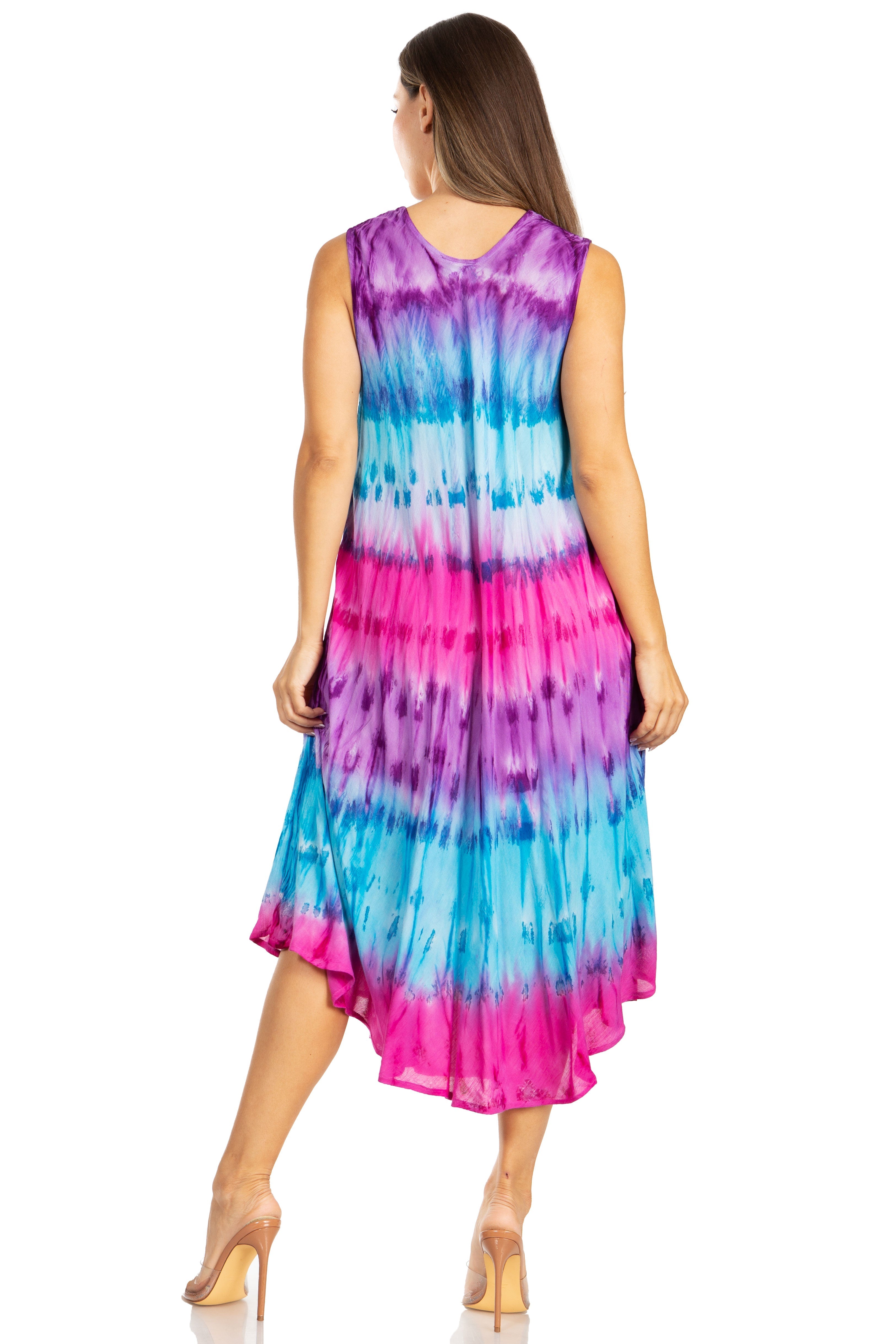 Sakkas - Desert Sun Caftan Dress / Cover Up