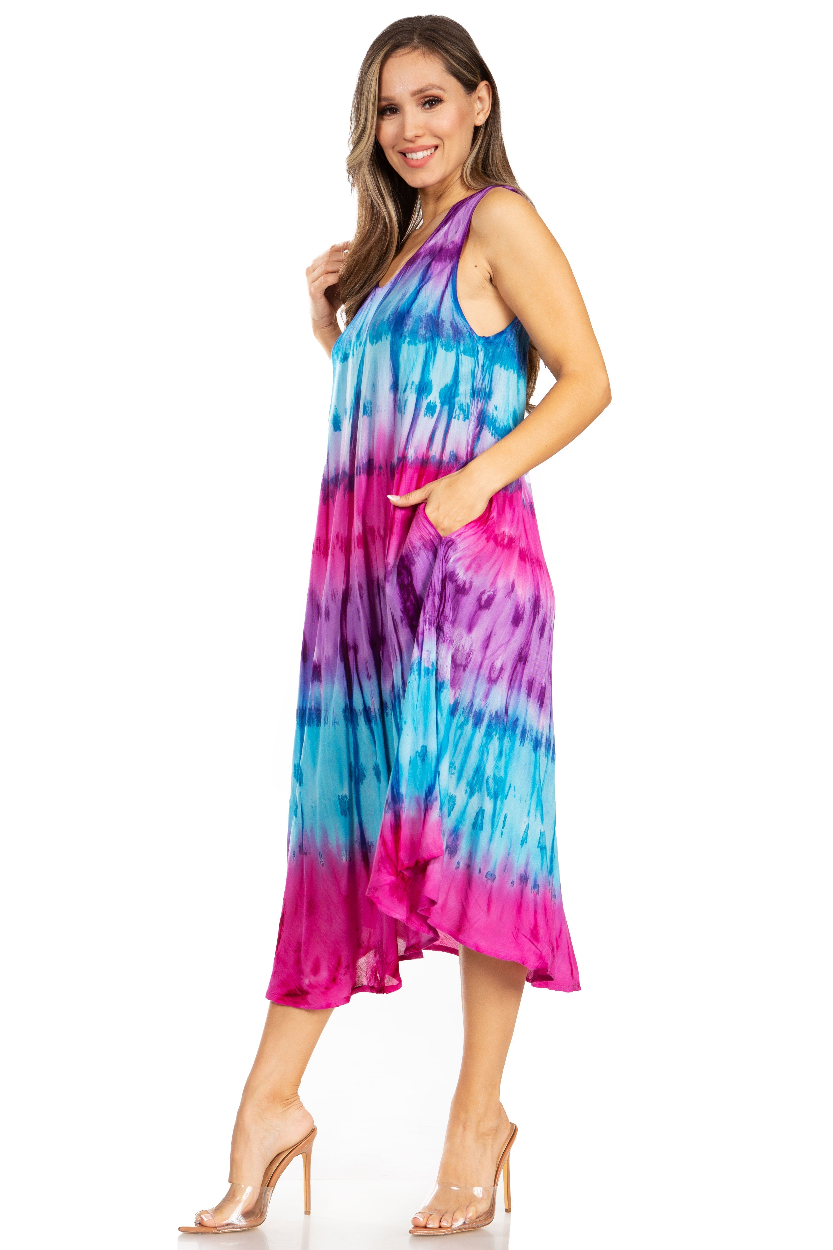 Sakkas - Desert Sun Caftan Dress / Cover Up