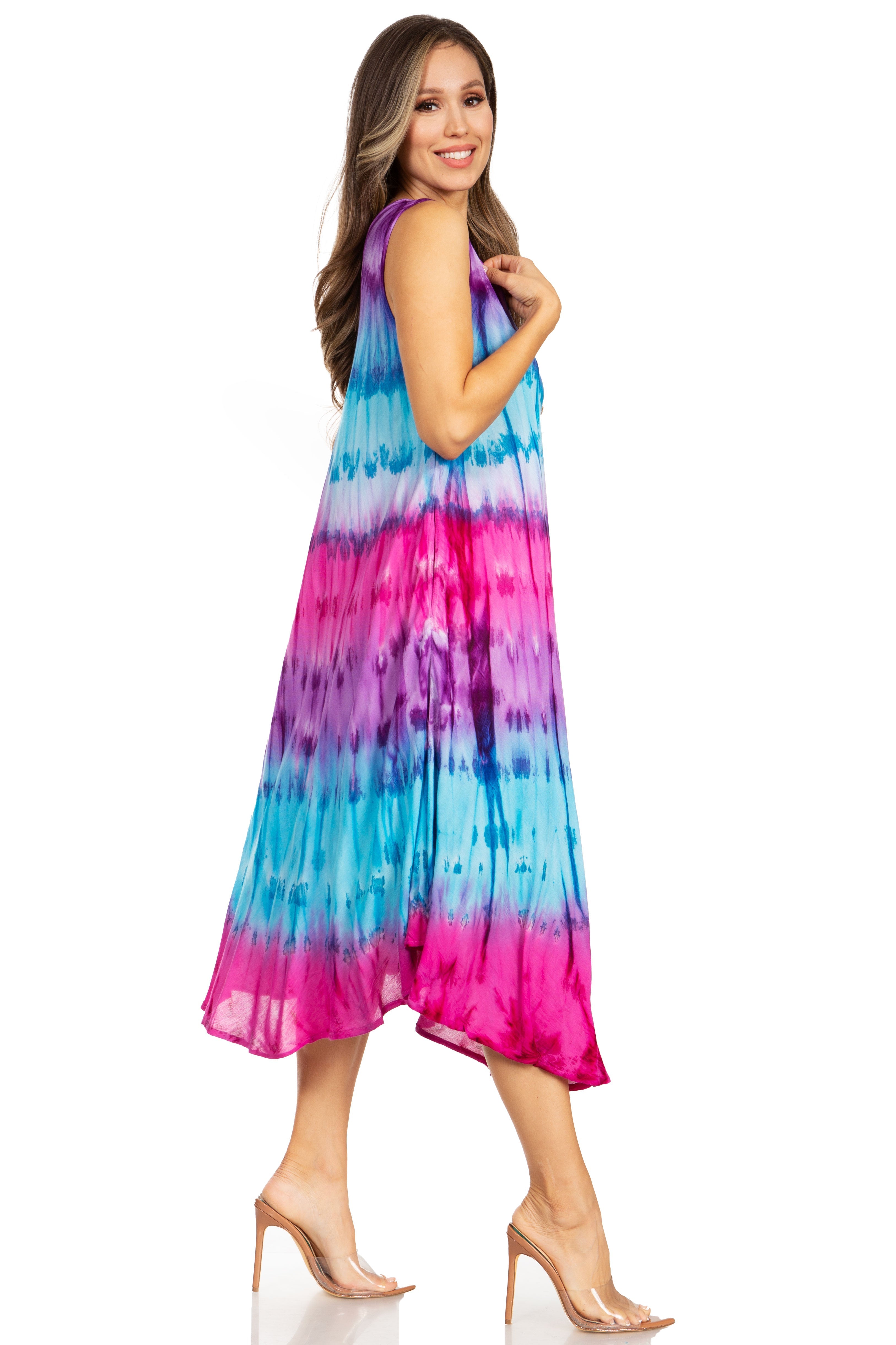 Sakkas - Desert Sun Caftan Dress / Cover Up