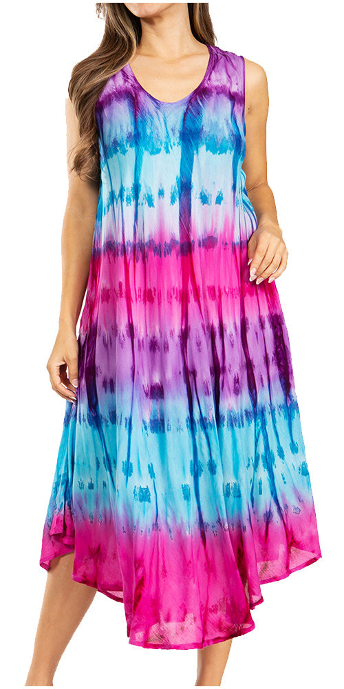 Sakkas - Desert Sun Caftan Dress / Cover Up