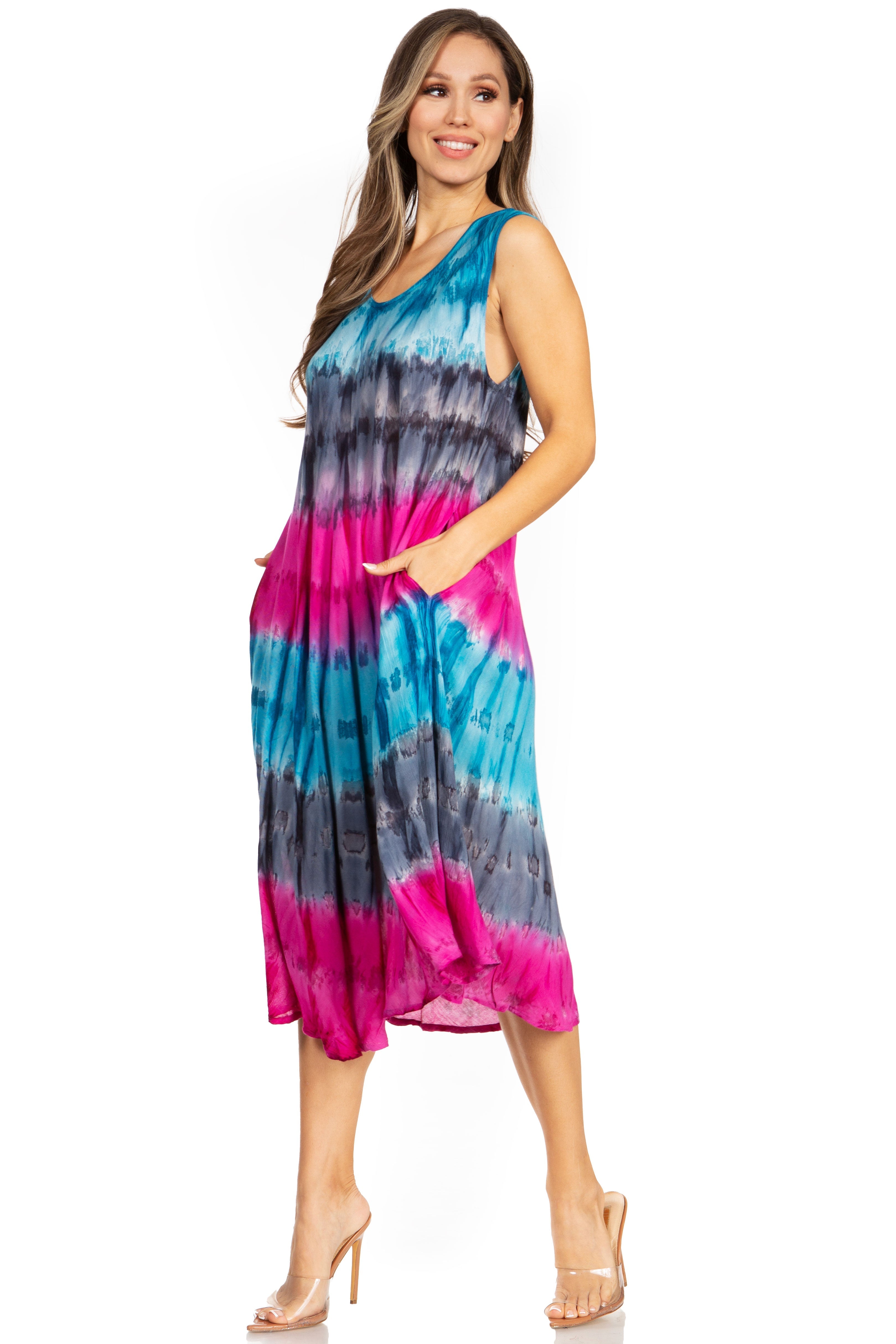 Sakkas - Desert Sun Caftan Dress / Cover Up