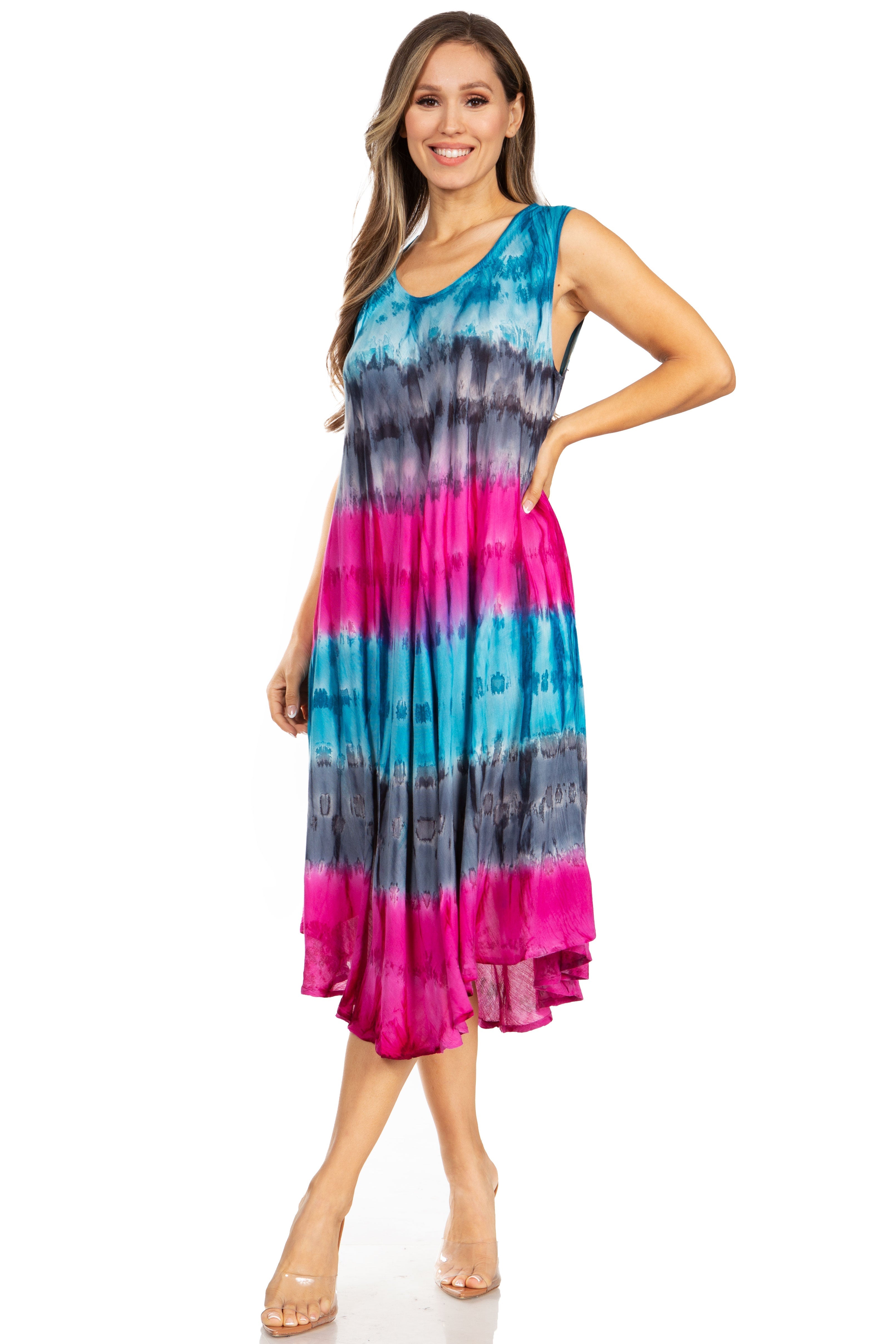 Sakkas - Desert Sun Caftan Dress / Cover Up