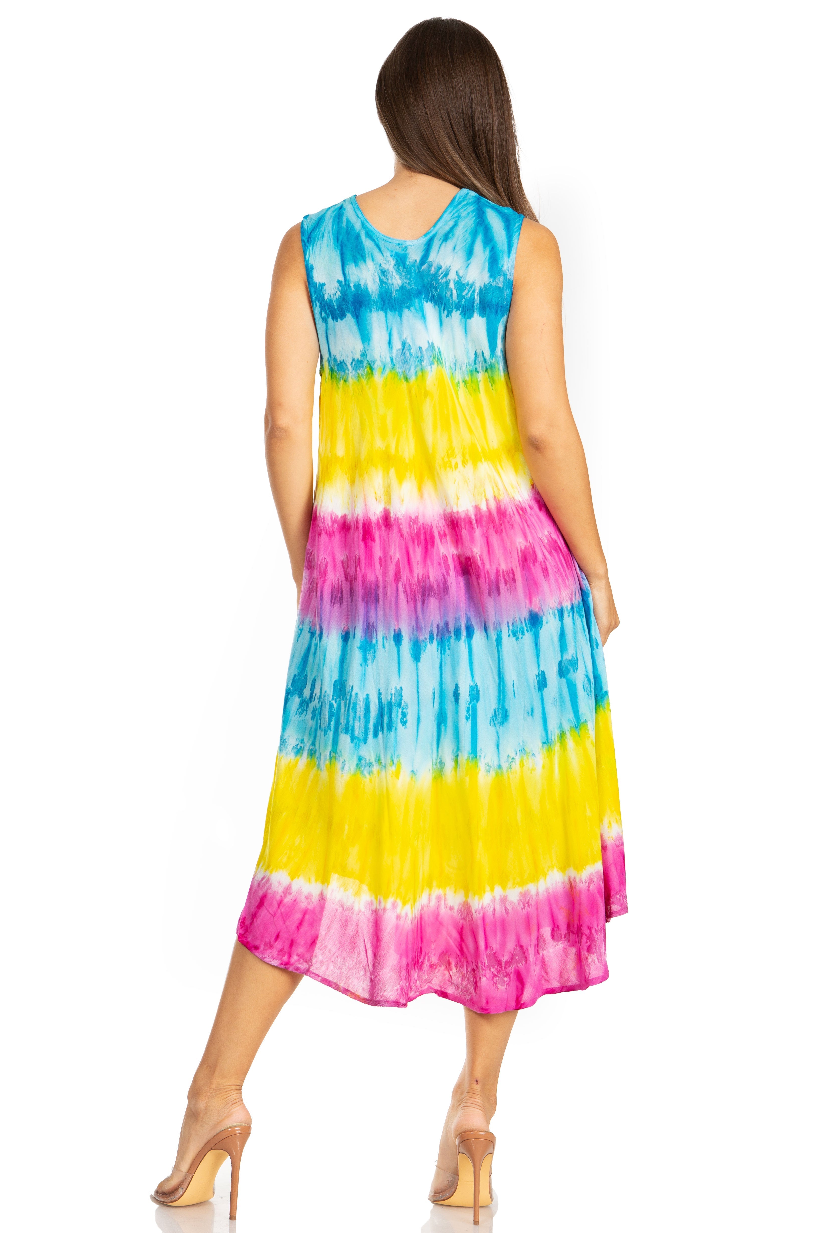 Sakkas - Desert Sun Caftan Dress / Cover Up
