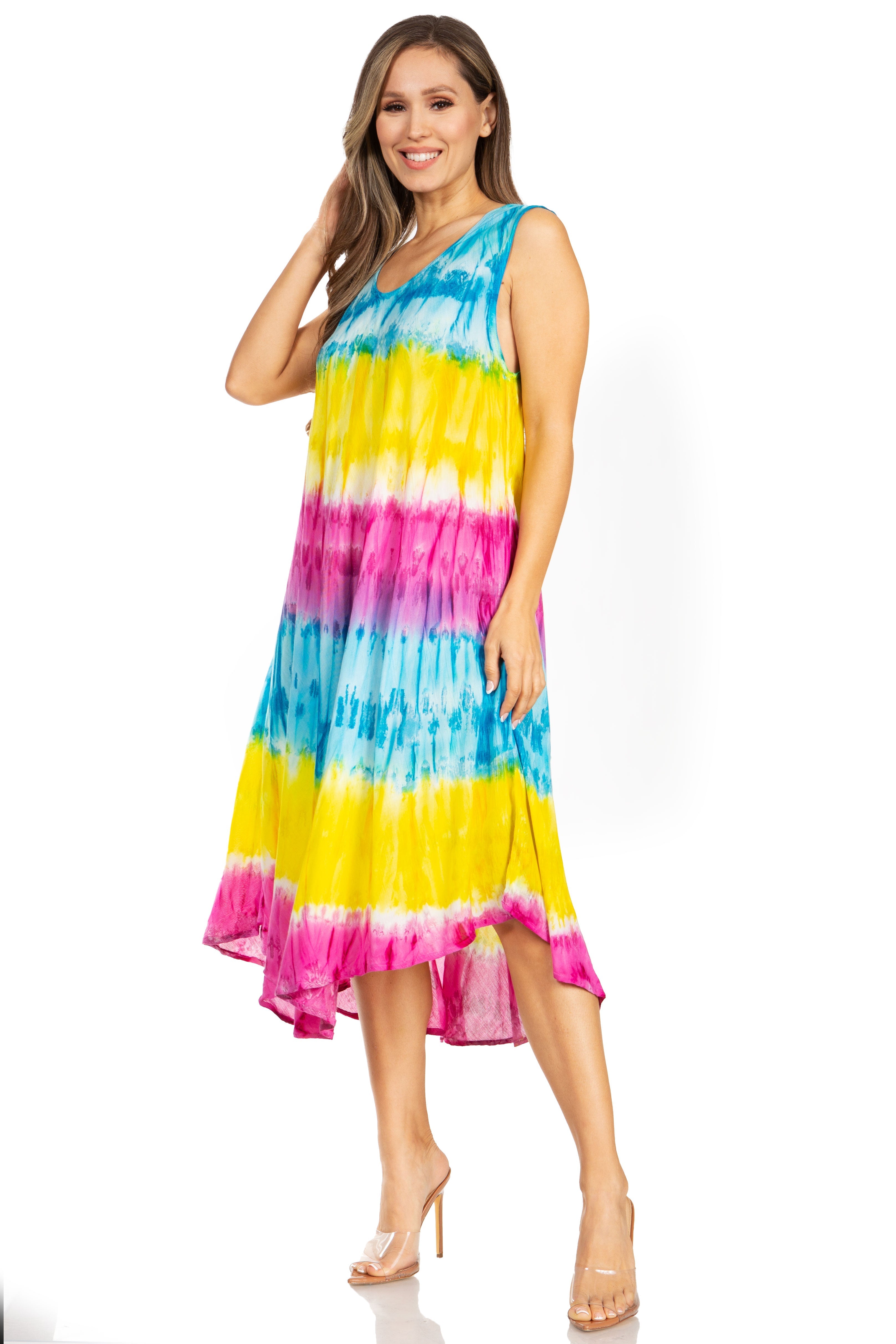Sakkas - Desert Sun Caftan Dress / Cover Up