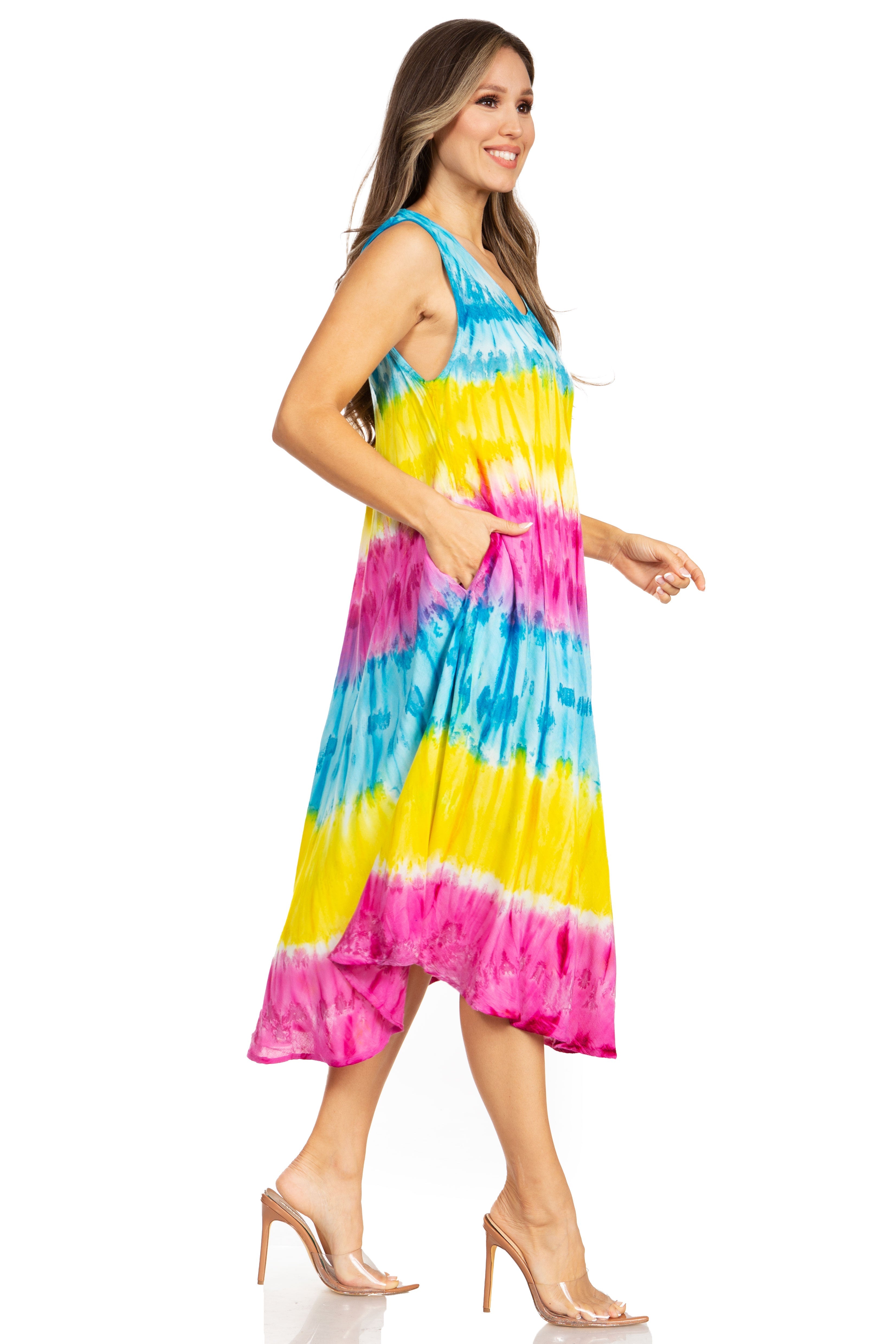 Sakkas - Desert Sun Caftan Dress / Cover Up