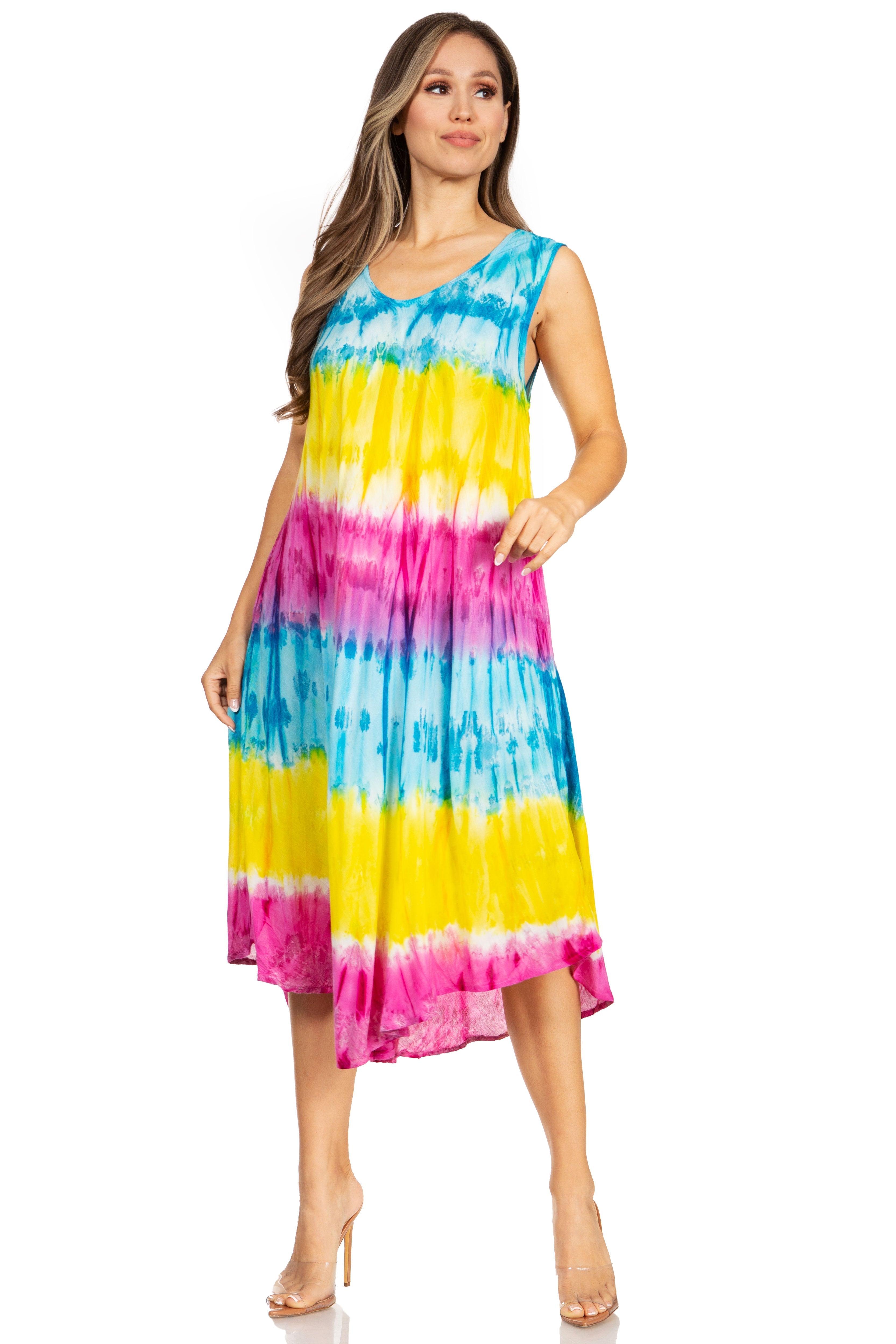 Sakkas - Desert Sun Caftan Dress / Cover Up
