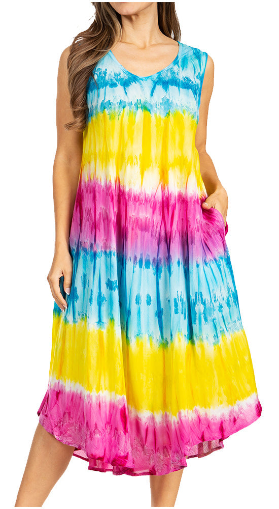 Sakkas - Desert Sun Caftan Dress / Cover Up