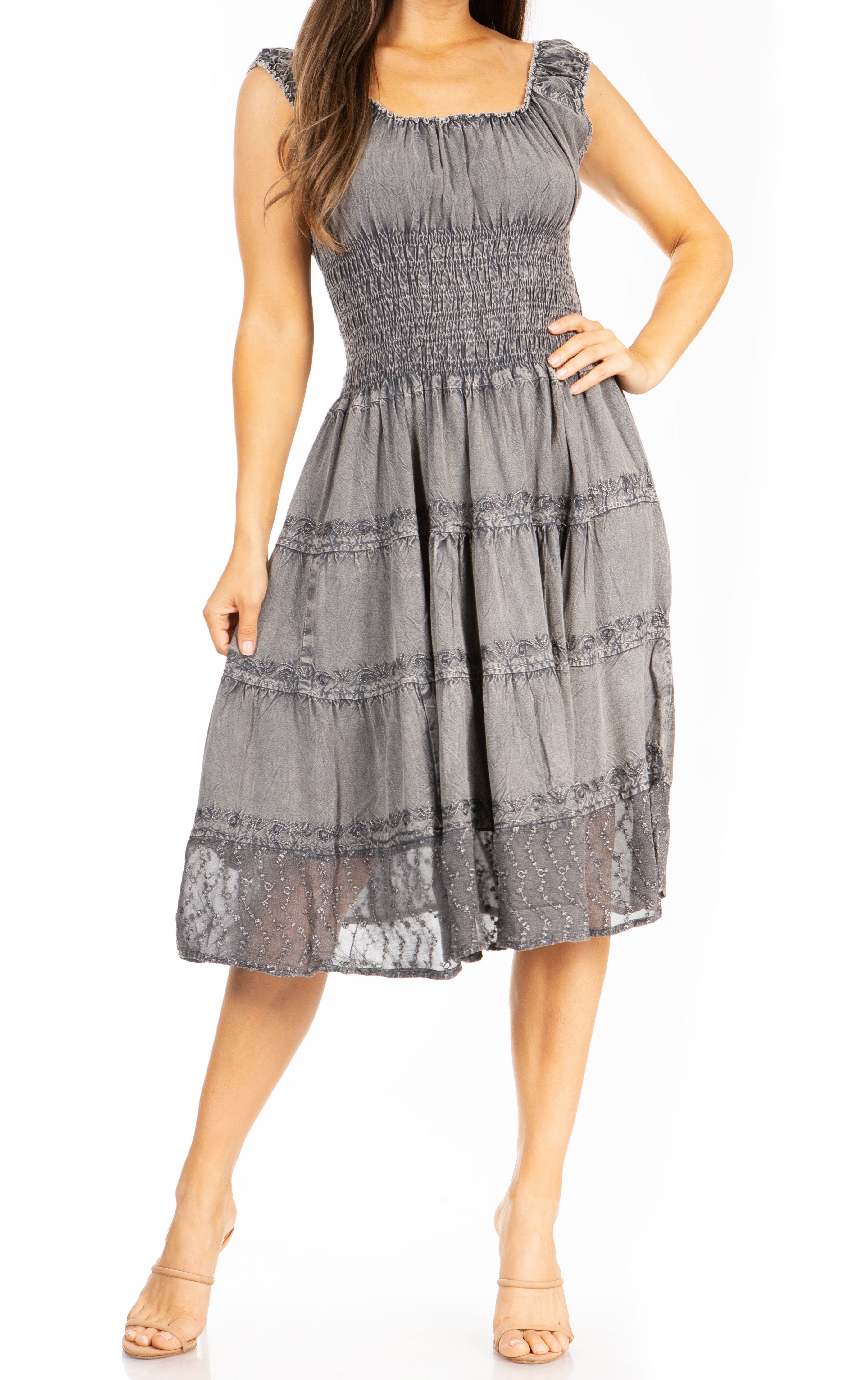Sakkas - Maiden Ombre Peasant Dress
