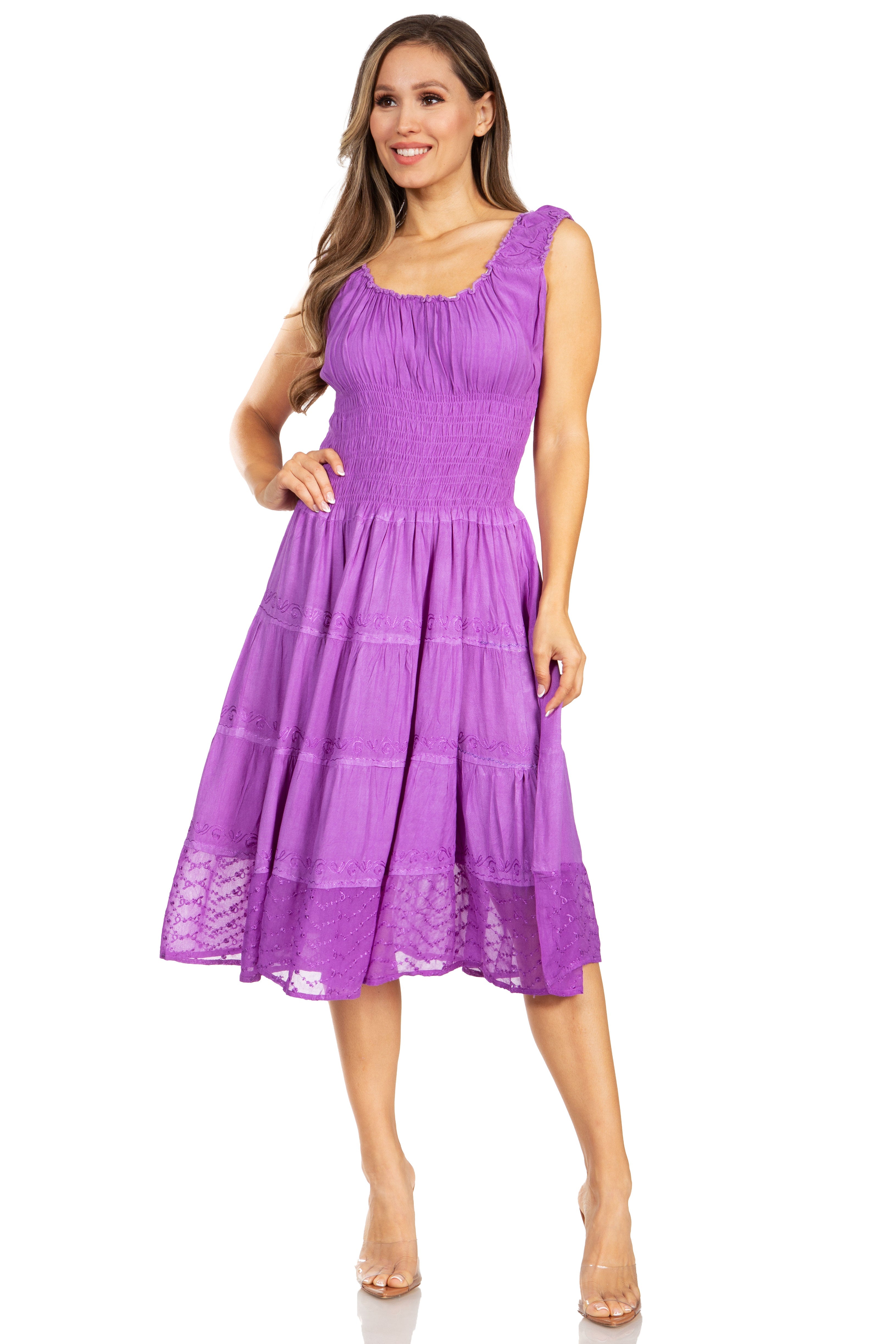 Sakkas - Maiden Ombre Peasant Dress