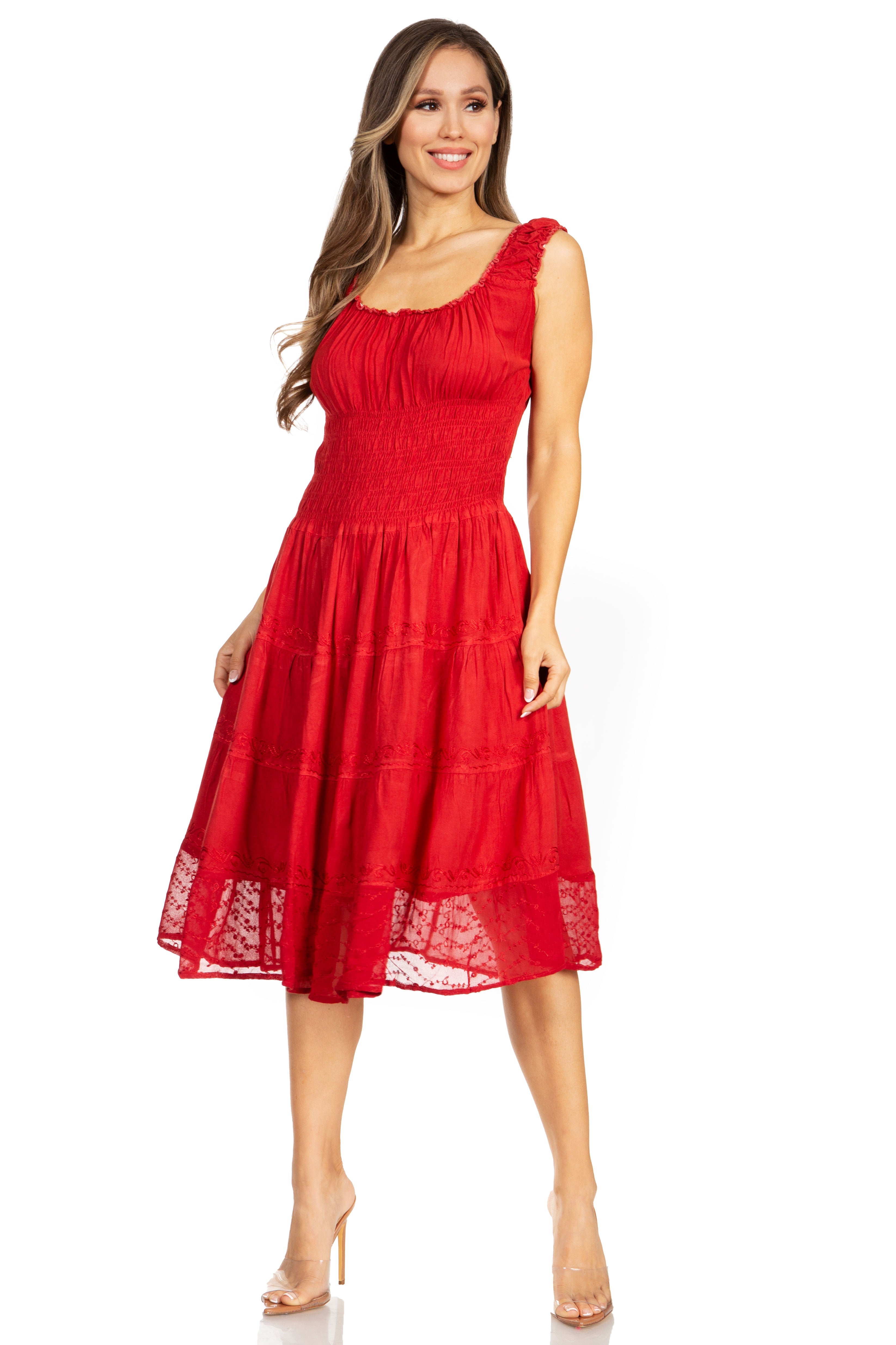 Sakkas - Maiden Ombre Peasant Dress