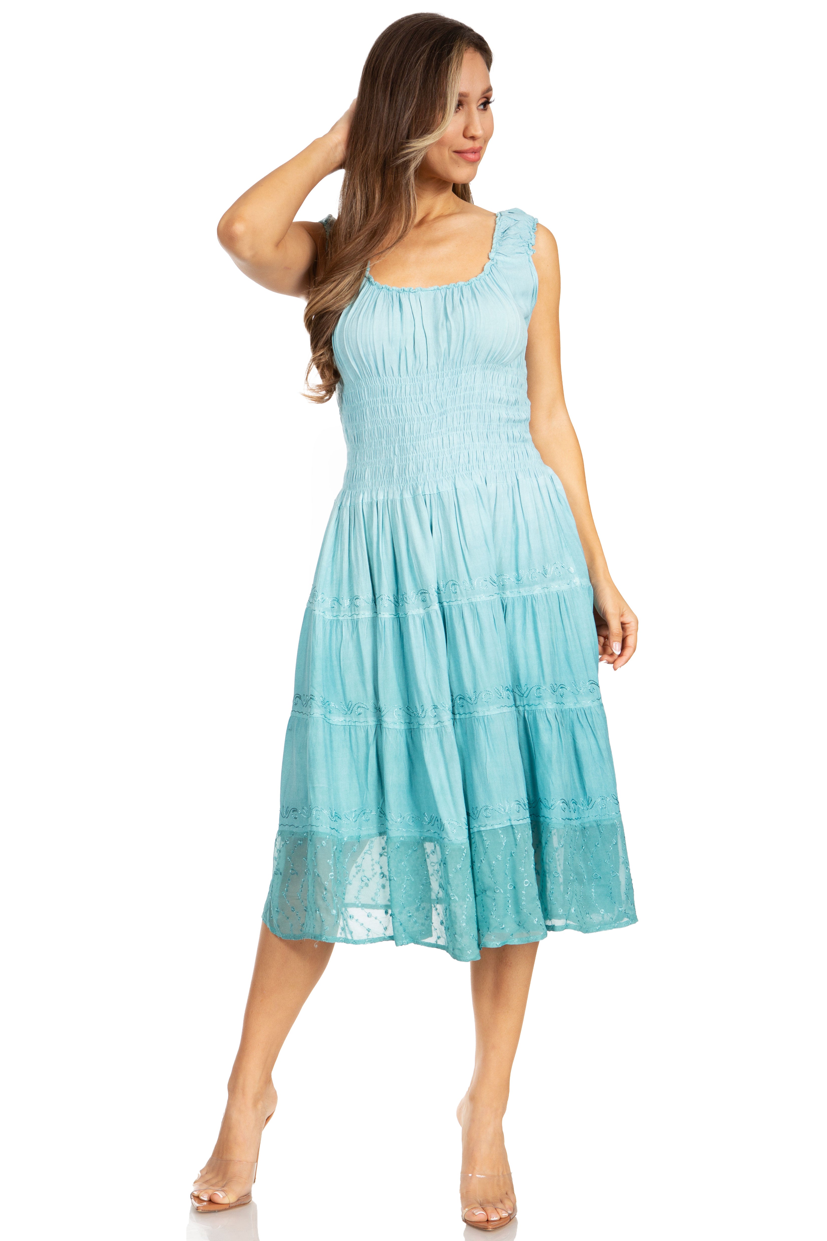 Sakkas - Maiden Ombre Peasant Dress