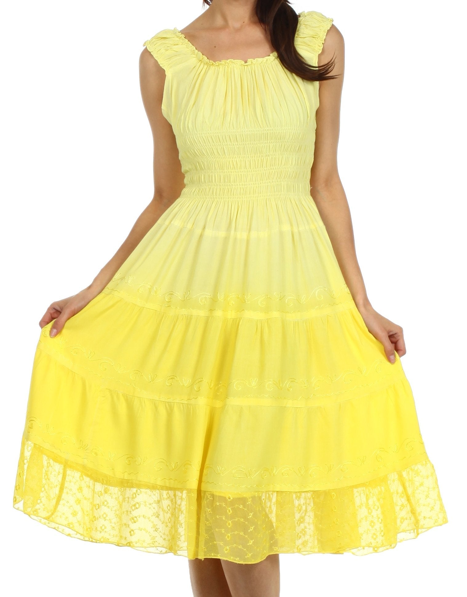 Sakkas - Maiden Ombre Peasant Dress