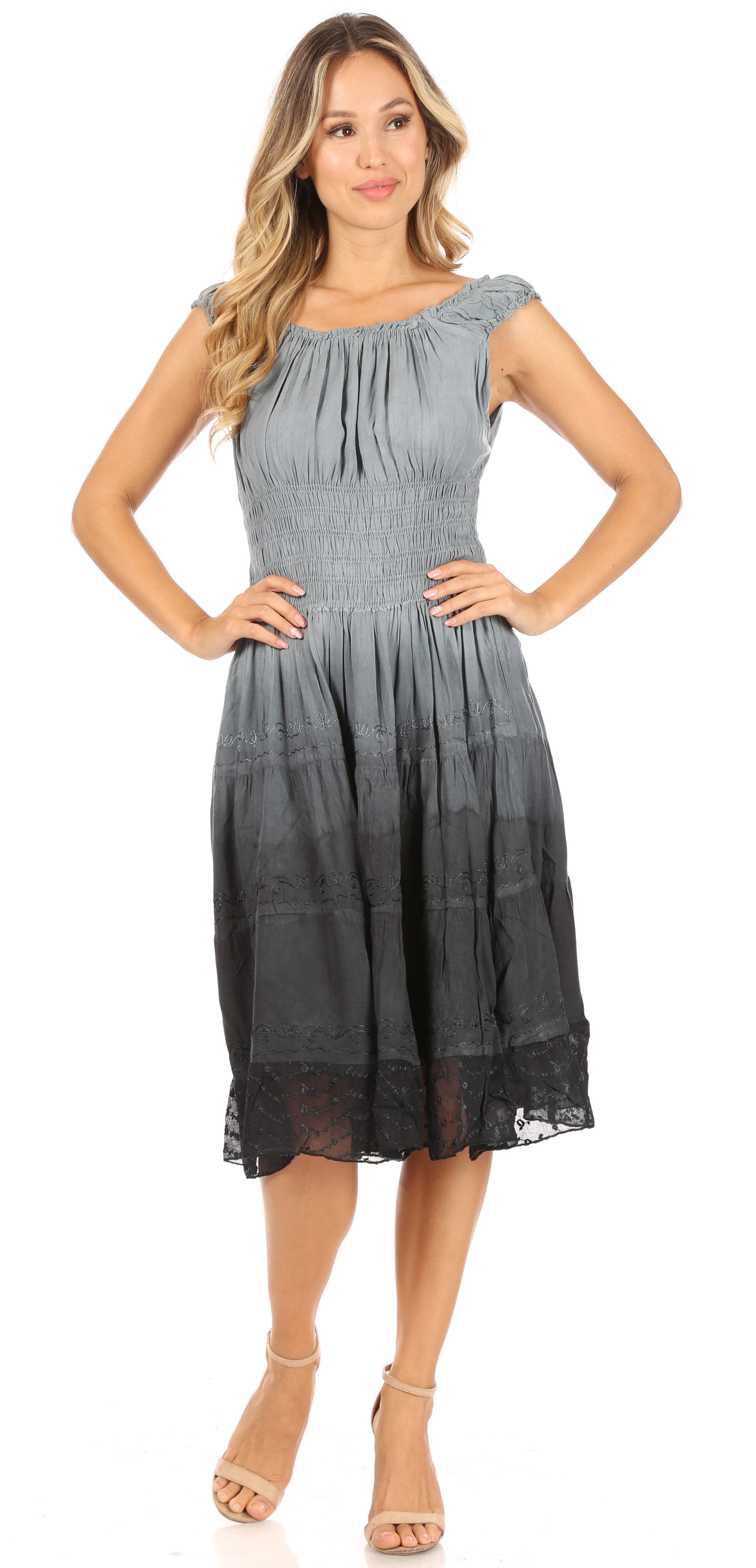 Sakkas - Maiden Ombre Peasant Dress