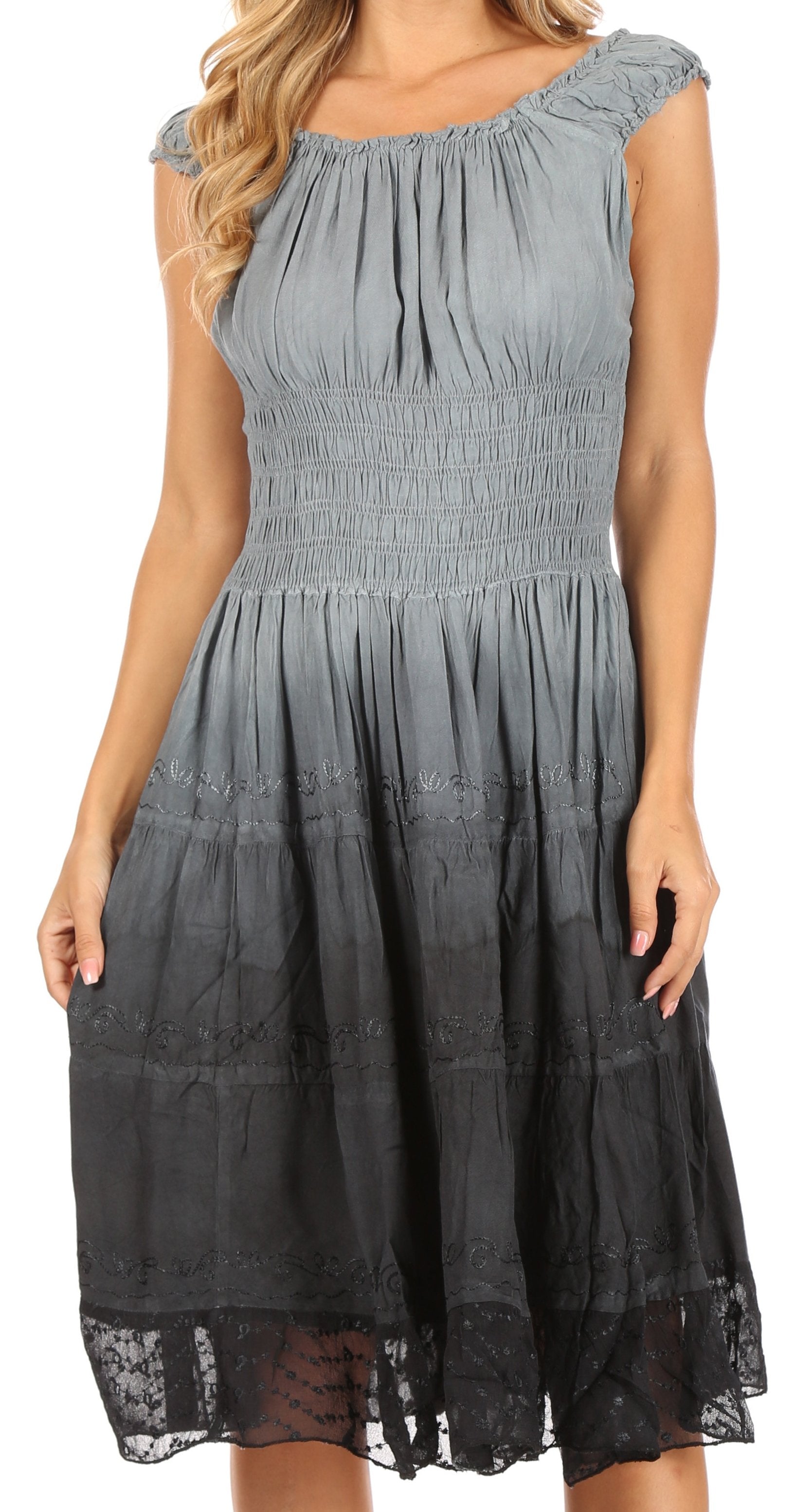 Sakkas - Maiden Ombre Peasant Dress