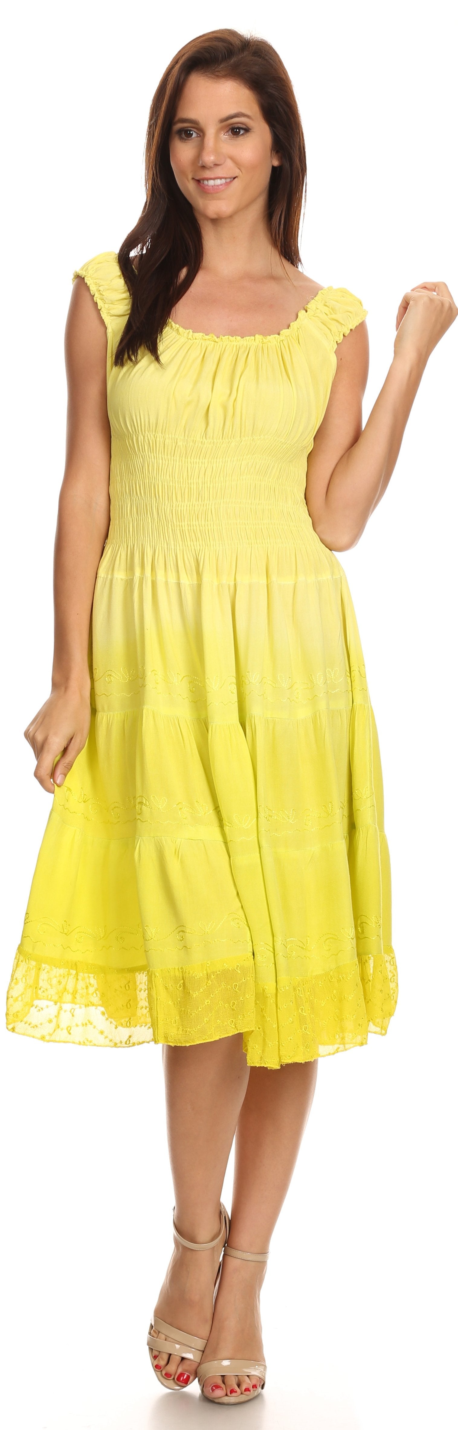 Sakkas - Maiden Ombre Peasant Dress