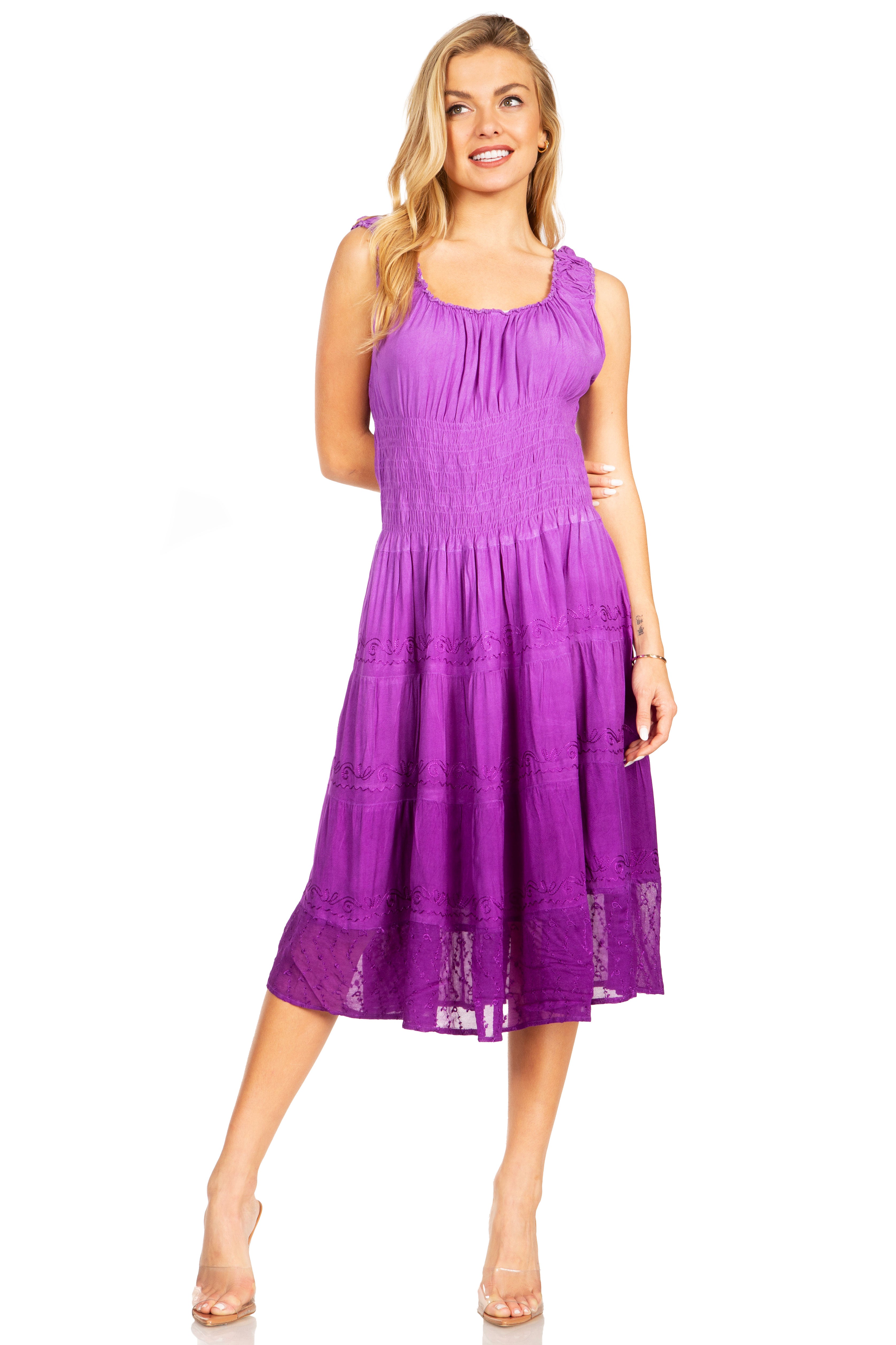 Sakkas - Maiden Ombre Peasant Dress