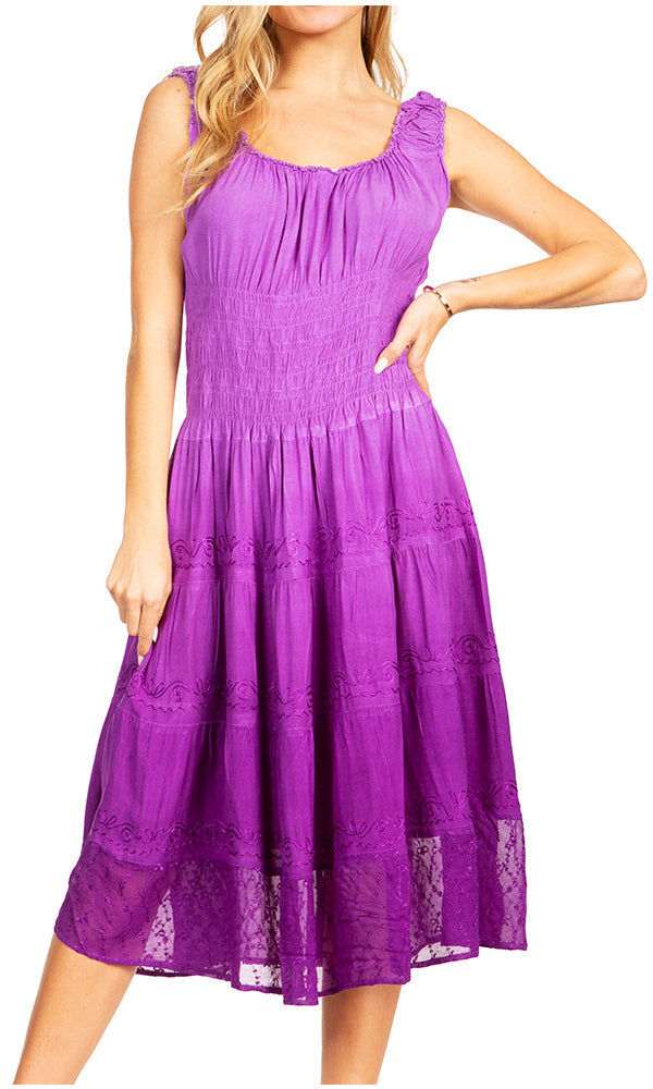 Sakkas - Maiden Ombre Peasant Dress