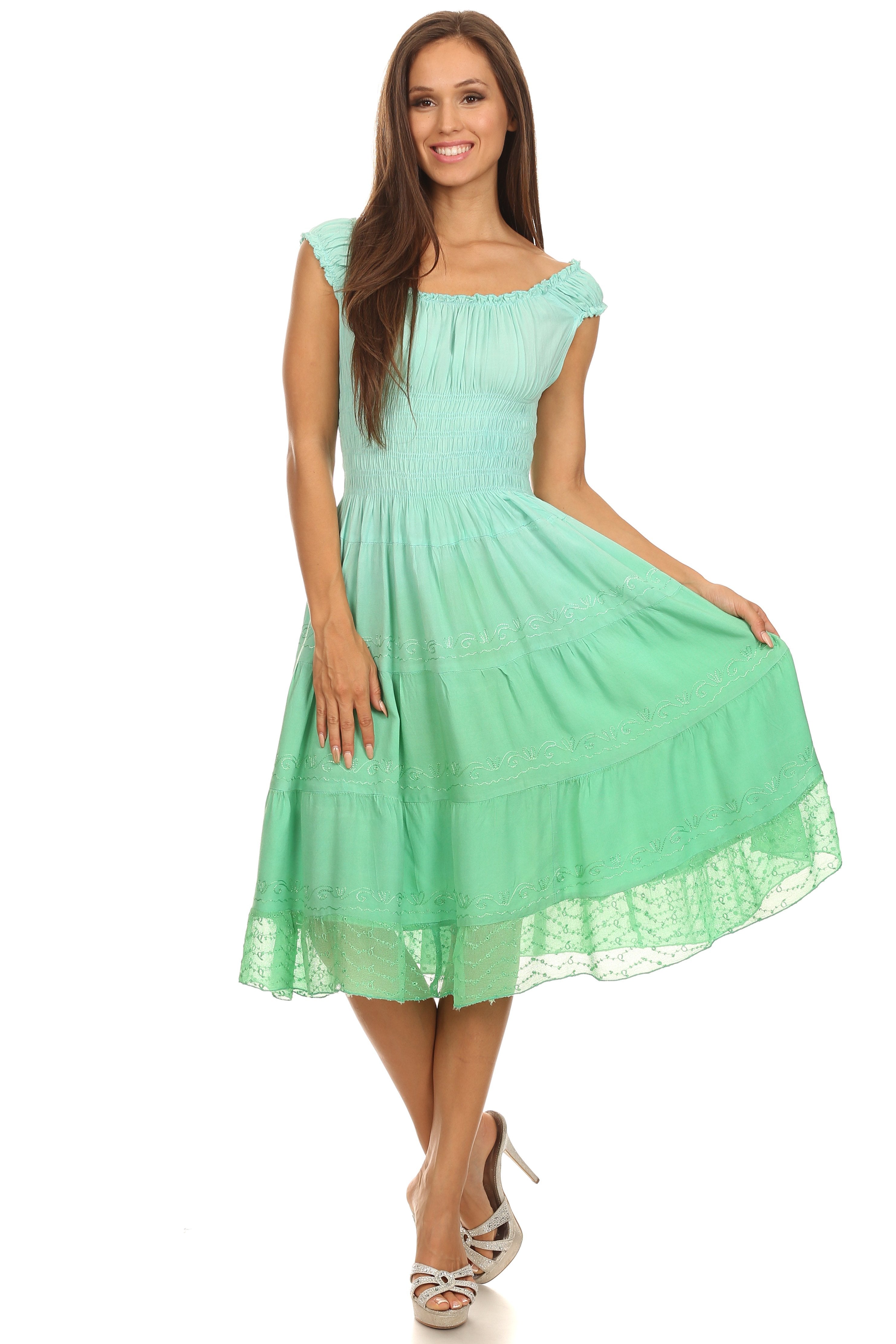 Sakkas - Maiden Ombre Peasant Dress