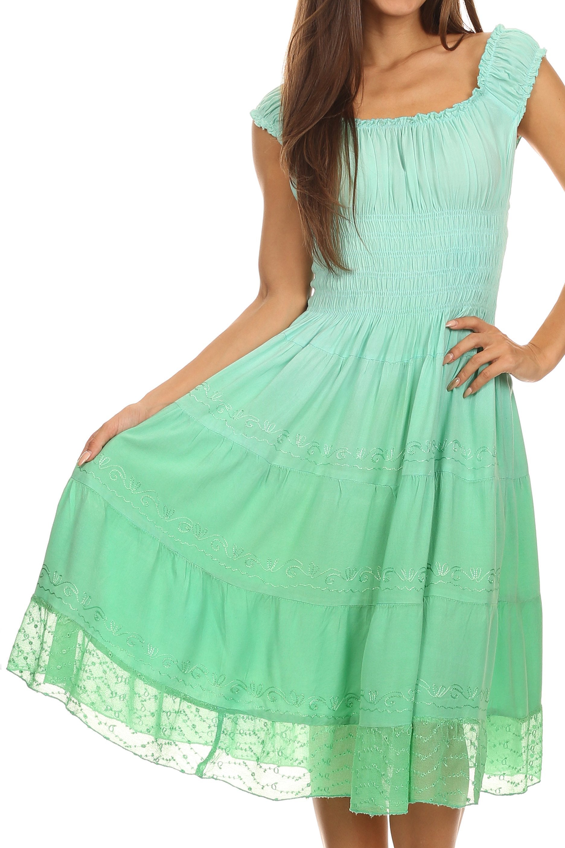 Sakkas - Maiden Ombre Peasant Dress