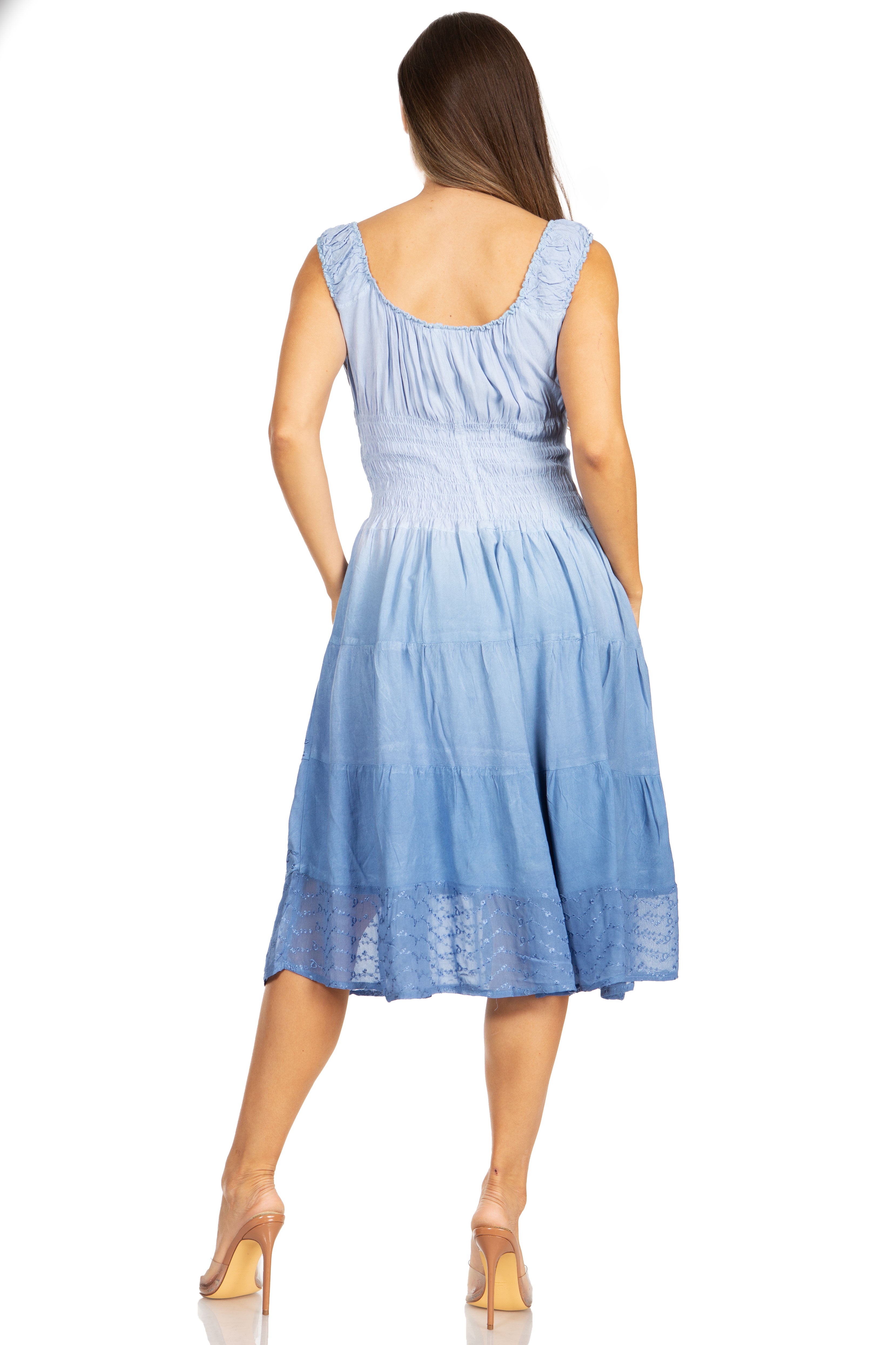 Sakkas - Maiden Ombre Peasant Dress