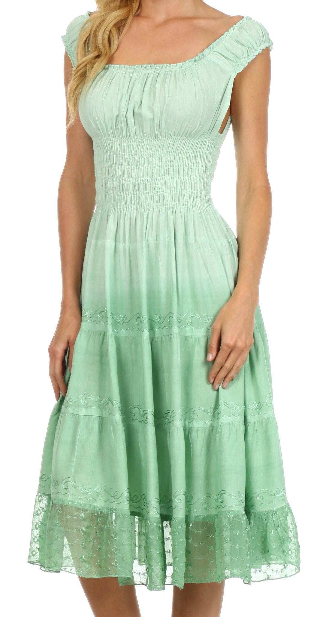 Sakkas - Maiden Ombre Peasant Dress