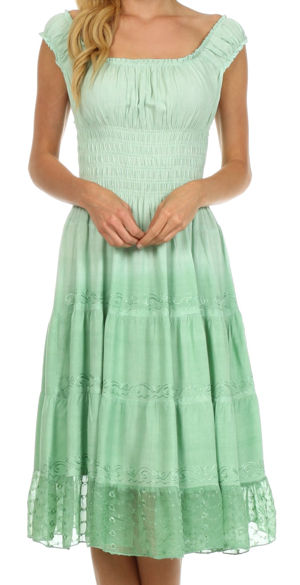 Sakkas - Maiden Ombre Peasant Dress