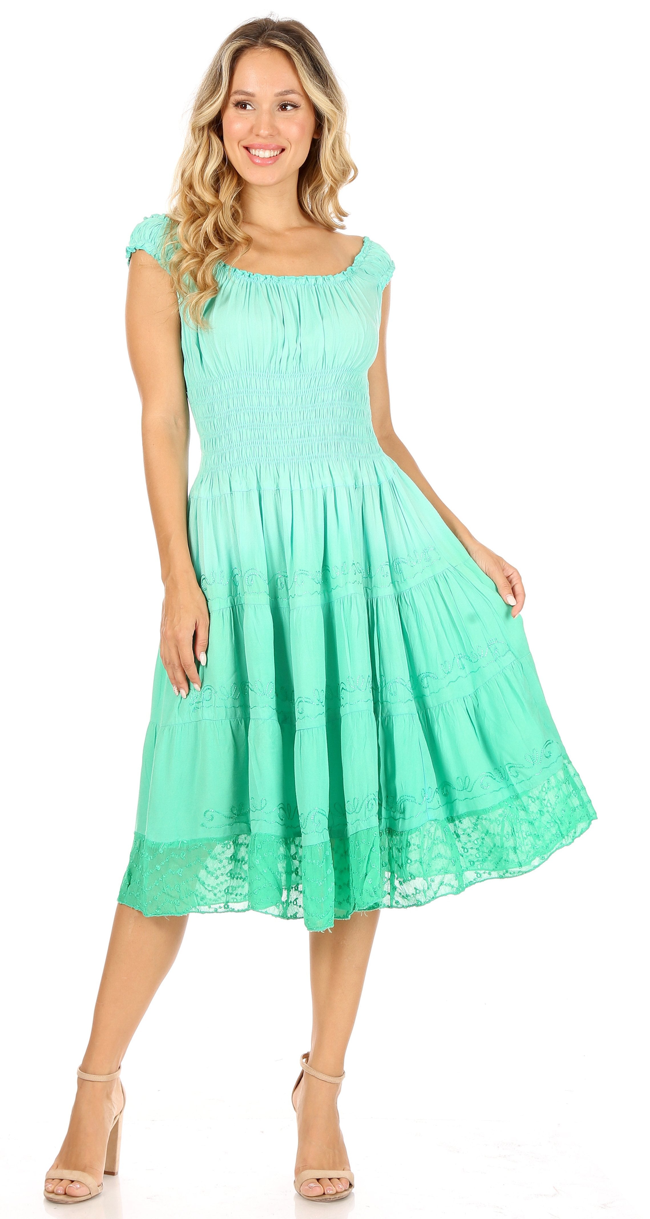 Sakkas - Maiden Ombre Peasant Dress