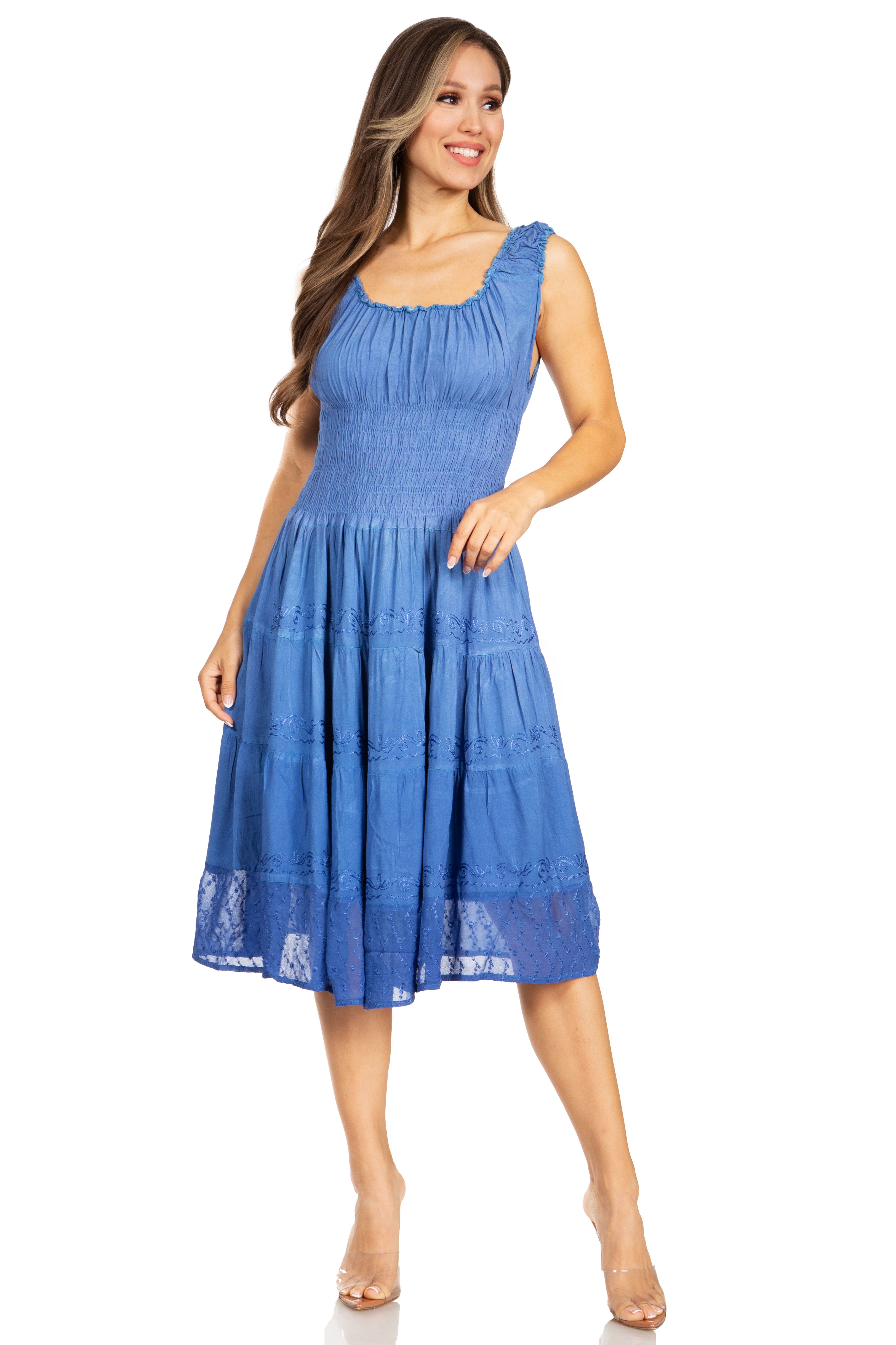 Sakkas - Maiden Ombre Peasant Dress