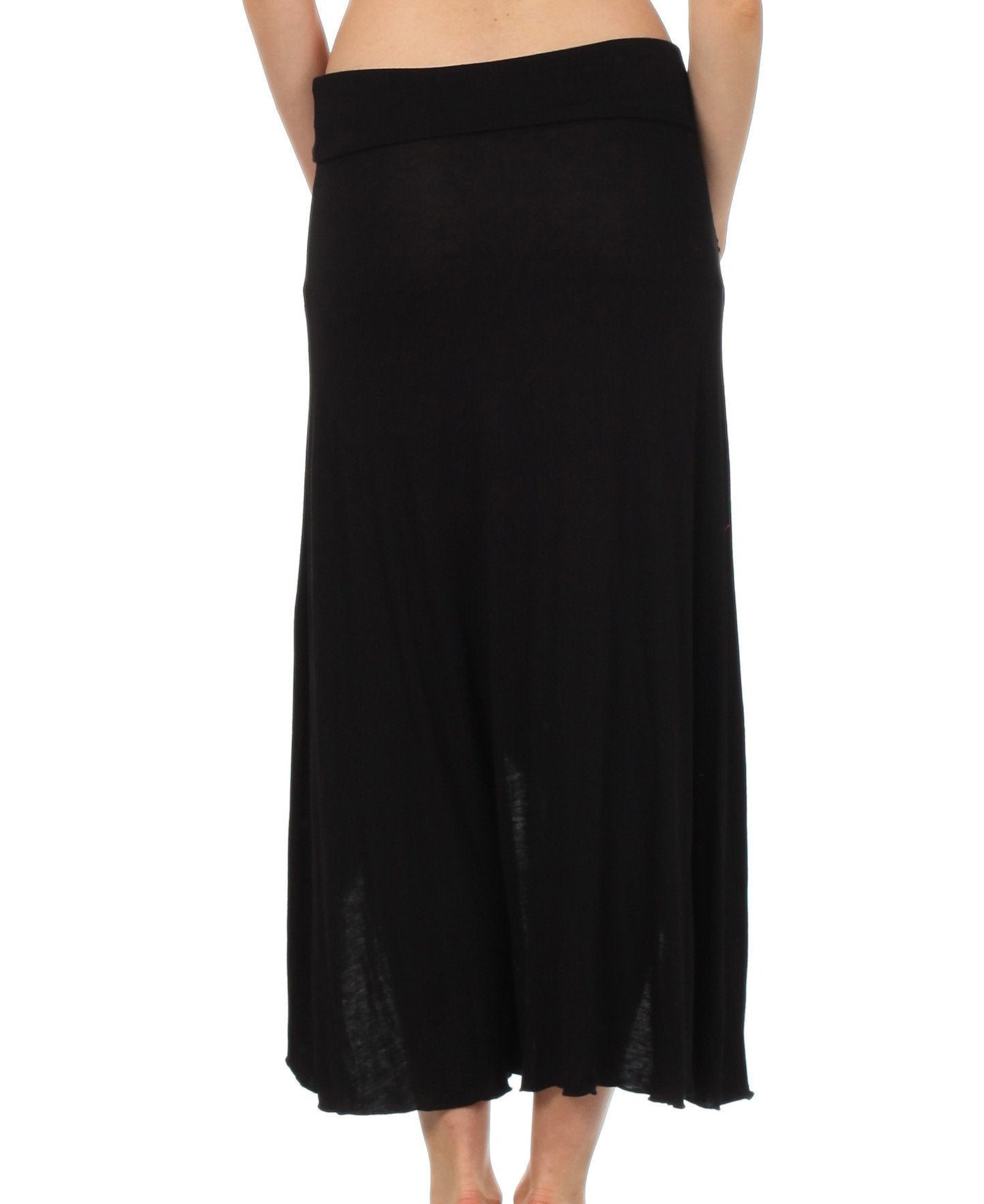 Sakkas - Soft Jersey Feel Solid Color Strapless High Low Dress / Skirt